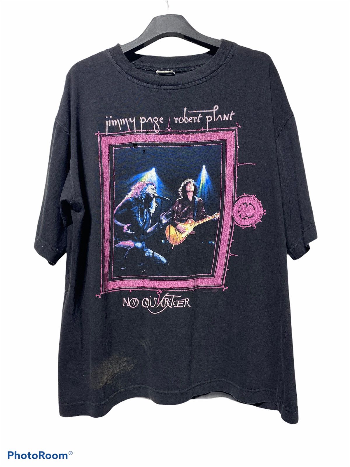 Band Tees VINTAGE jimmy page \ ROBERT PLANT TOUR 1995 Size US L / EU 52-54 / 3 - 1 Thumbnail