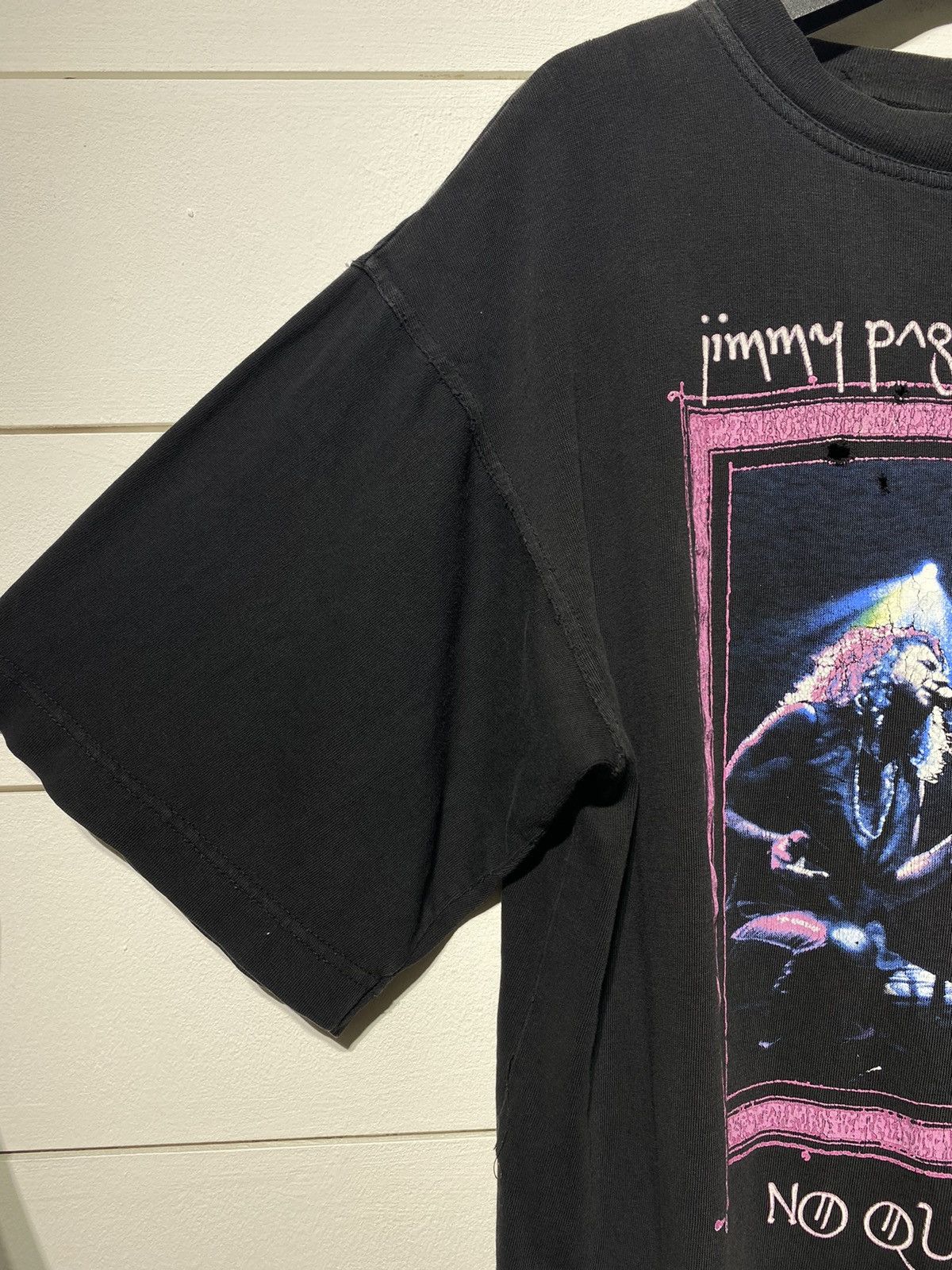 Band Tees VINTAGE jimmy page \ ROBERT PLANT TOUR 1995 Size US L / EU 52-54 / 3 - 7 Thumbnail