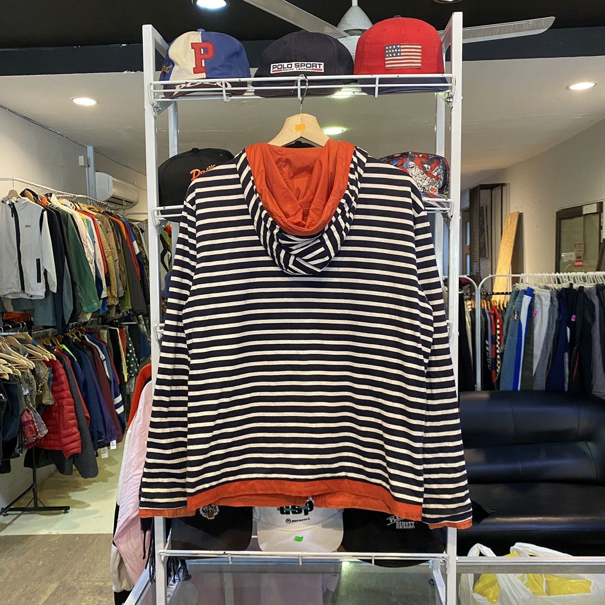 Burberry Black Label Reversible Windbreaker Hoodie