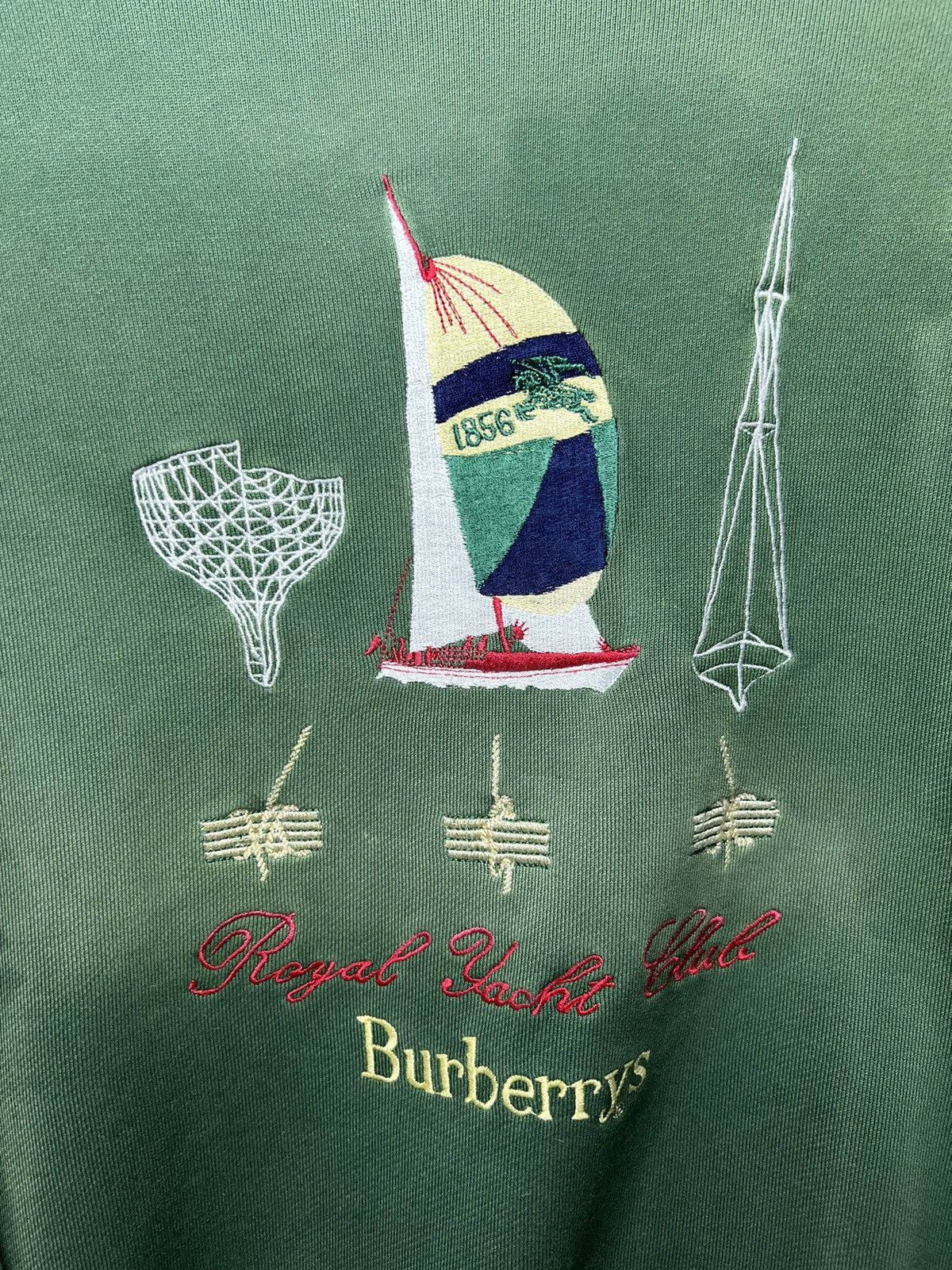 Burberry Vintage Sunfaded Burberrys Crewneck Sweatshirt Size US M / EU 48-50 / 2 - 3 Thumbnail