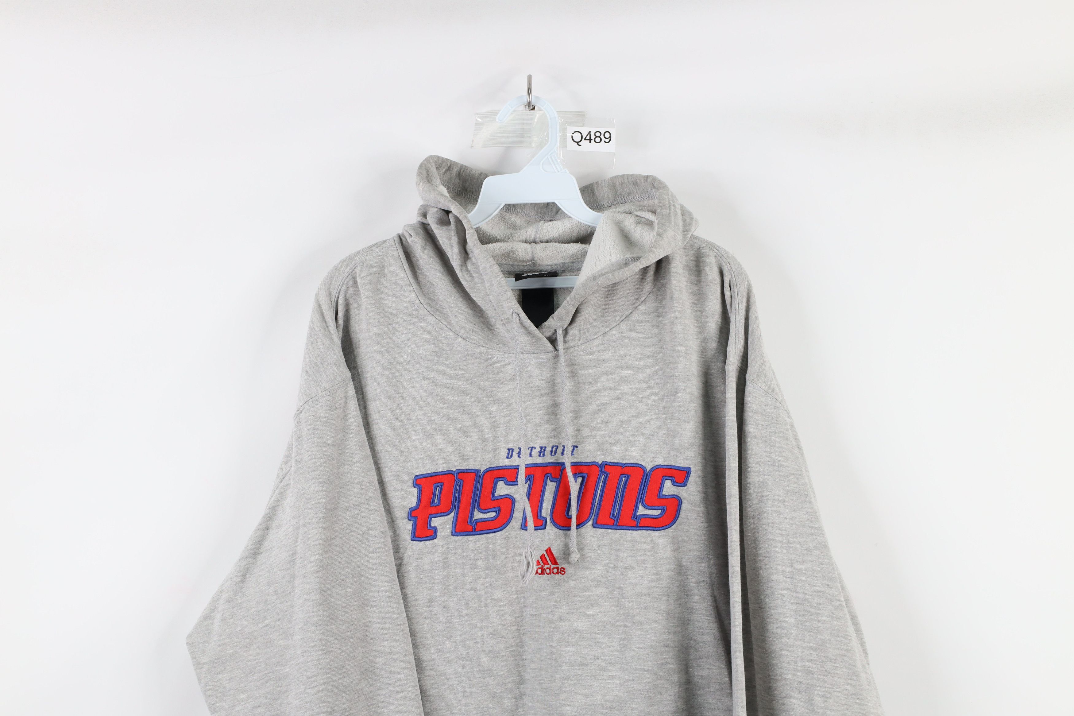 Adidas Adidas Detroit Pistons Basketball Out Hoodie Sweatshirt Size ONE SIZE - 2 Thumbnail