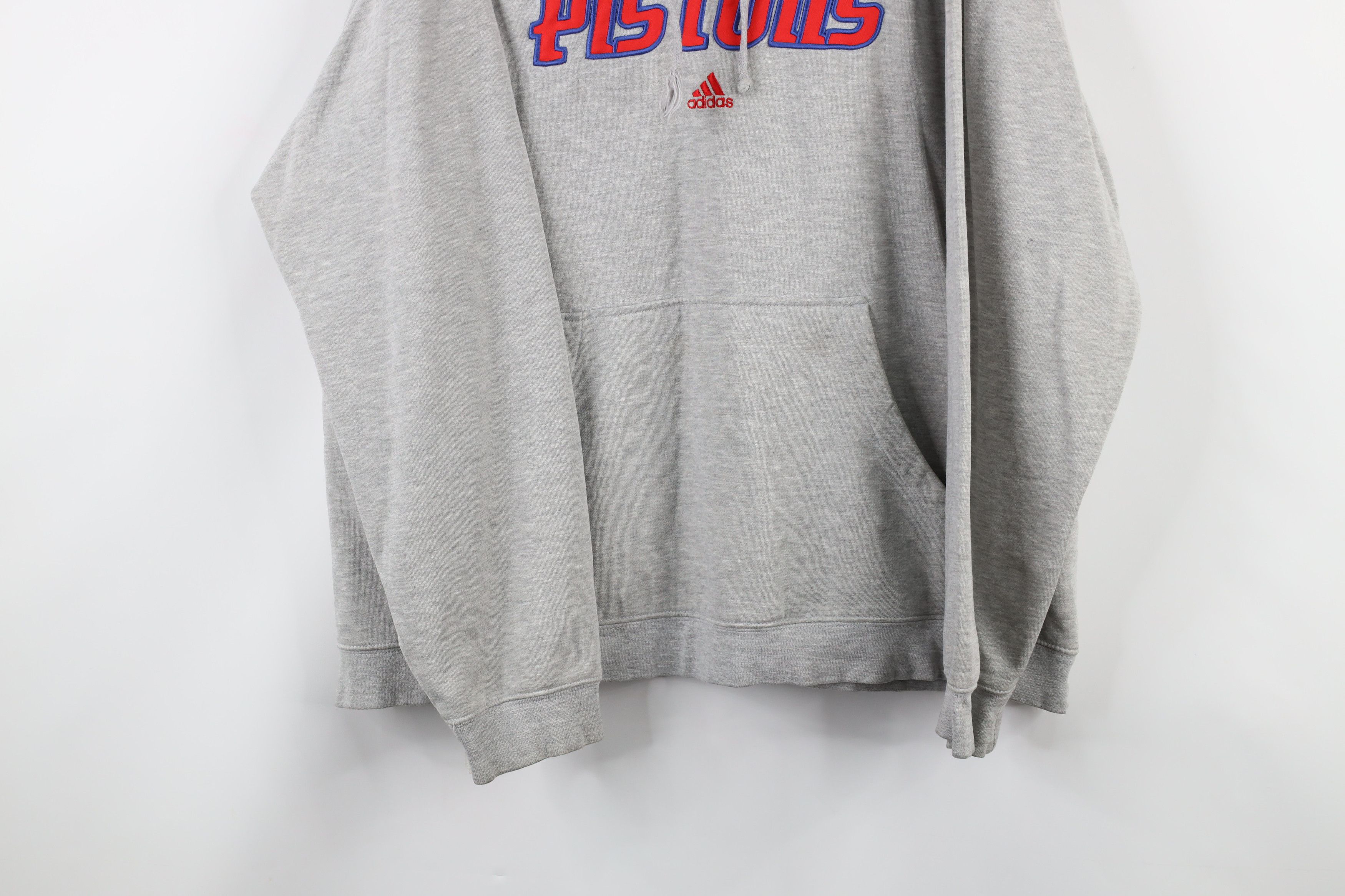 Adidas Adidas Detroit Pistons Basketball Out Hoodie Sweatshirt Size ONE SIZE - 3 Thumbnail