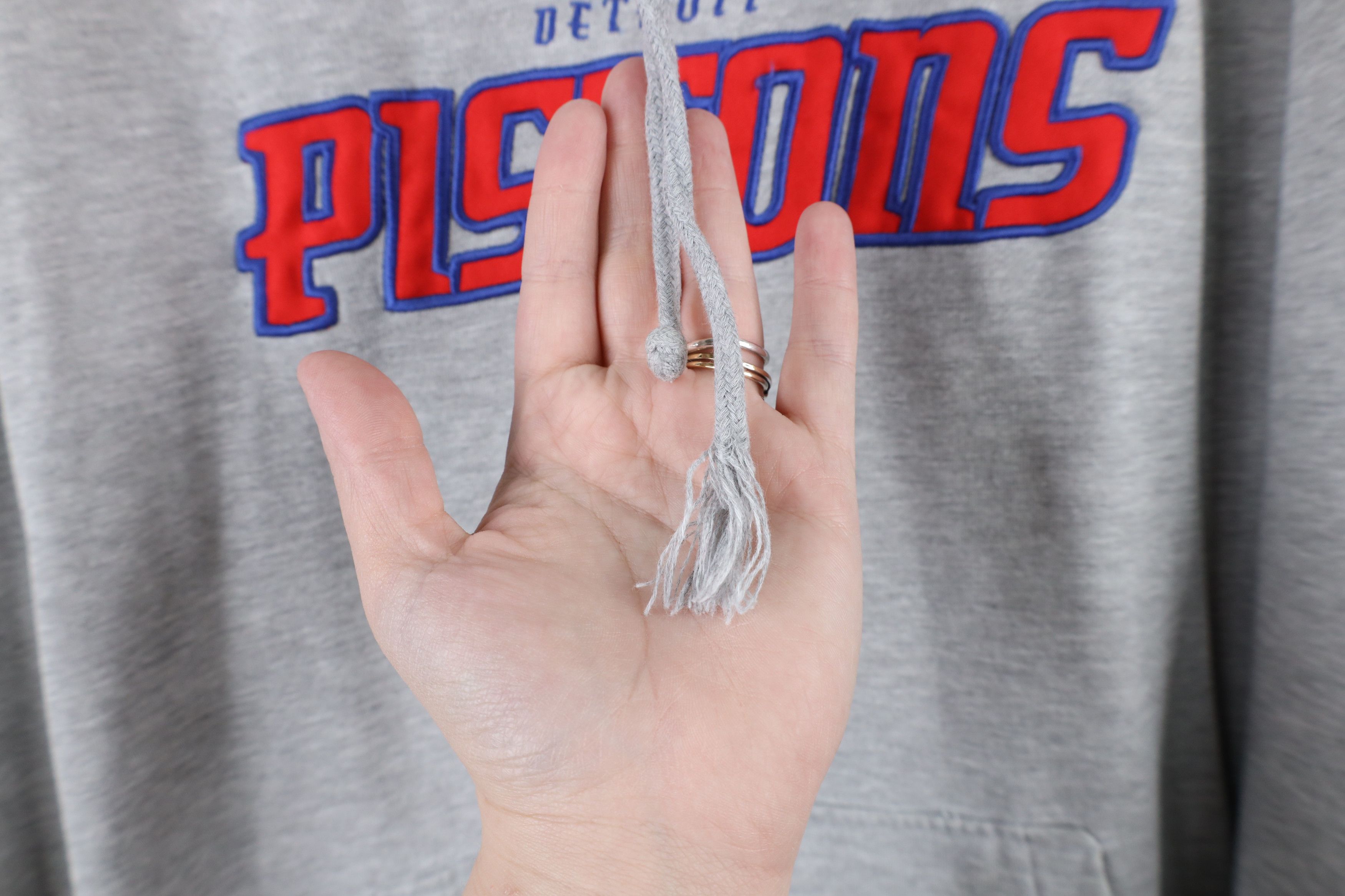 Adidas Adidas Detroit Pistons Basketball Out Hoodie Sweatshirt Size ONE SIZE - 7 Thumbnail