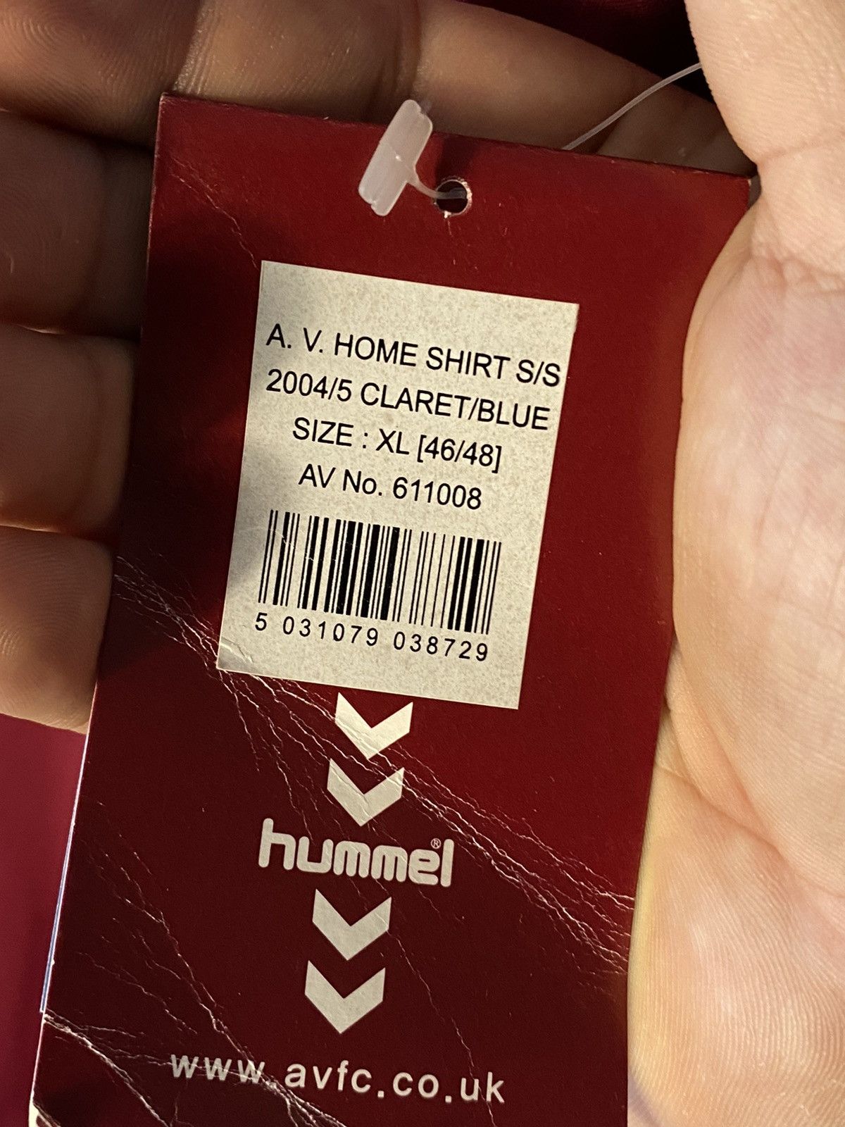 Hummel × Vintage 2004 2005 Vintage Aston Villa Hummel Soccer Jersey Size US XL / EU 56 / 4 - 3 Thumbnail