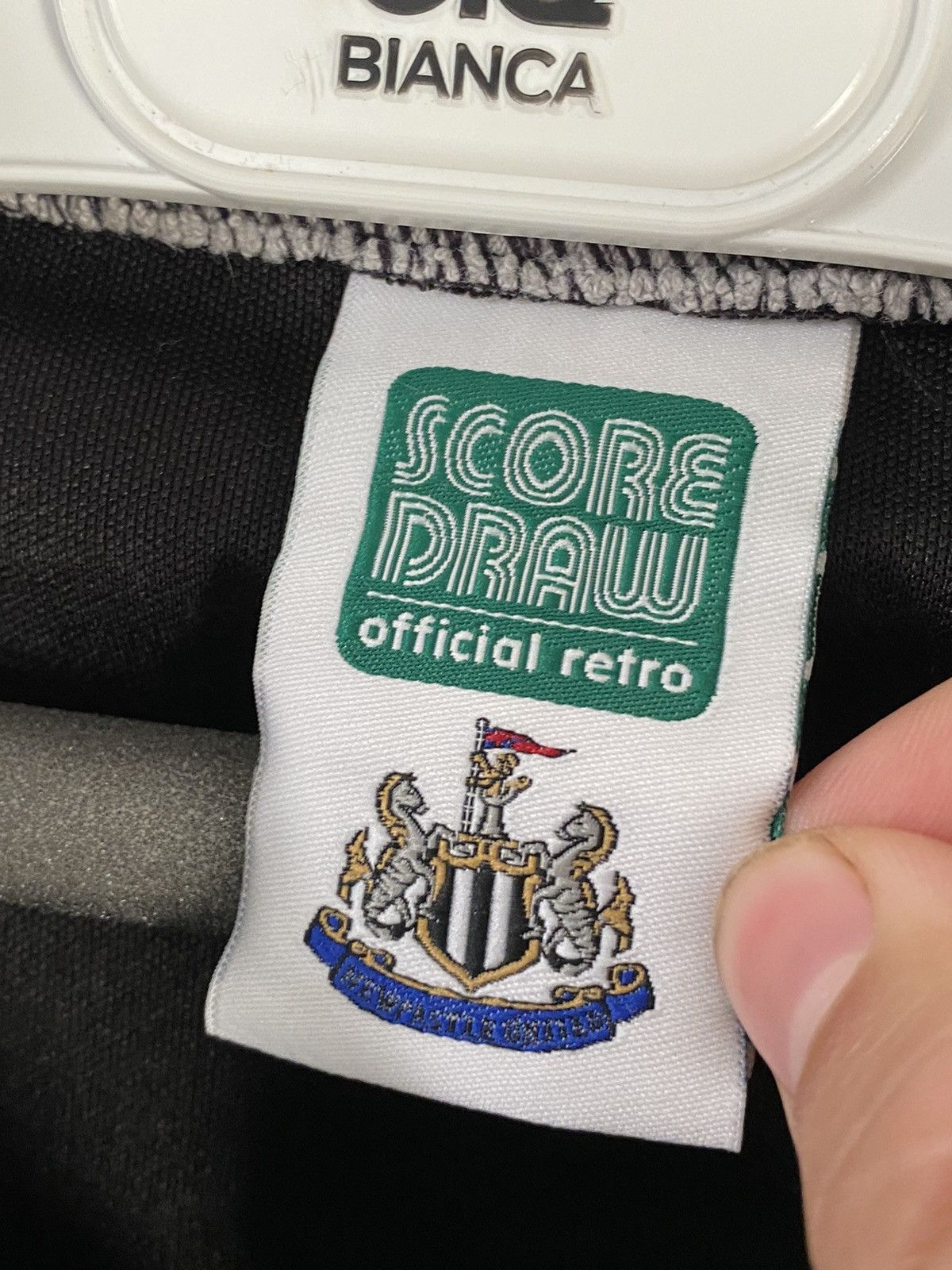 Vintage Vintage Score Draw Newcastle United Track Football Jacket Size US L / EU 52-54 / 3 - 3 Thumbnail