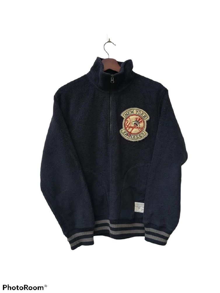MLB Vintage Japanese Brand New York Yankees Sweater Size US L / EU 52-54 / 3 - 1 Thumbnail