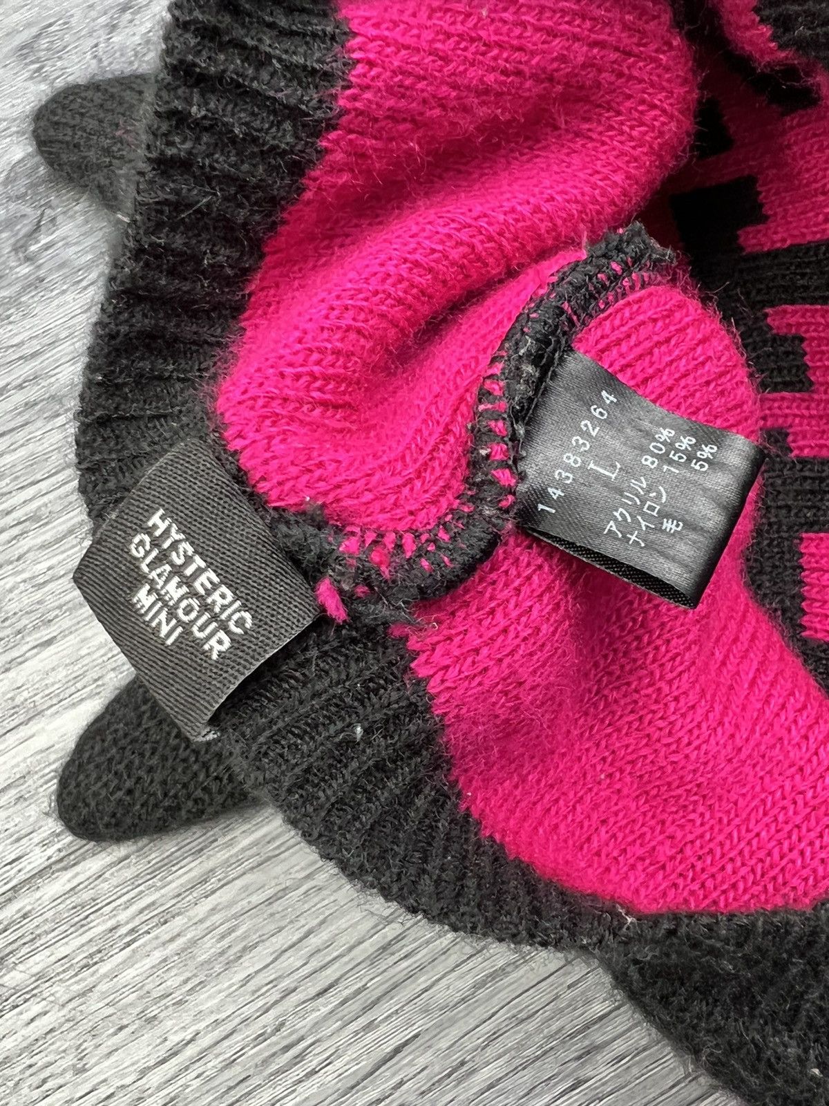 Hysteric Glamour Hysteric Glamour Mini Knit Logo Cat Ear Beanie Size ONE SIZE - 10 Thumbnail