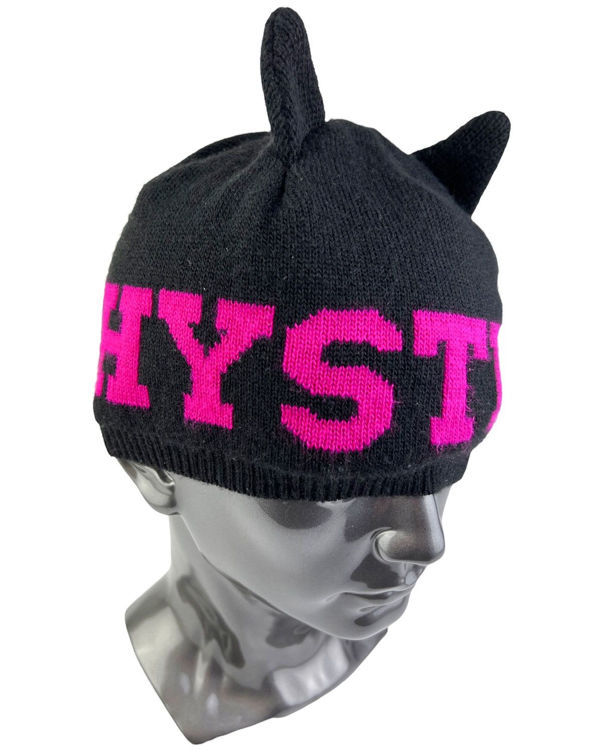 Hysteric Glamour Hysteric Glamour Mini Knit Logo Cat Ear Beanie Size ONE SIZE - 3 Thumbnail