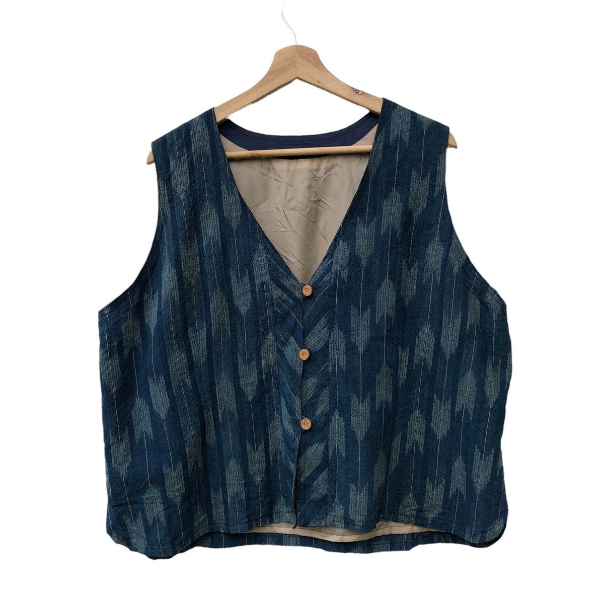 45rpm VTG JAPANNESE BRAND FULL PRINT VEST JACKET IMSPIRED BISVIM Size US L / EU 52-54 / 3 - 1 Thumbnail