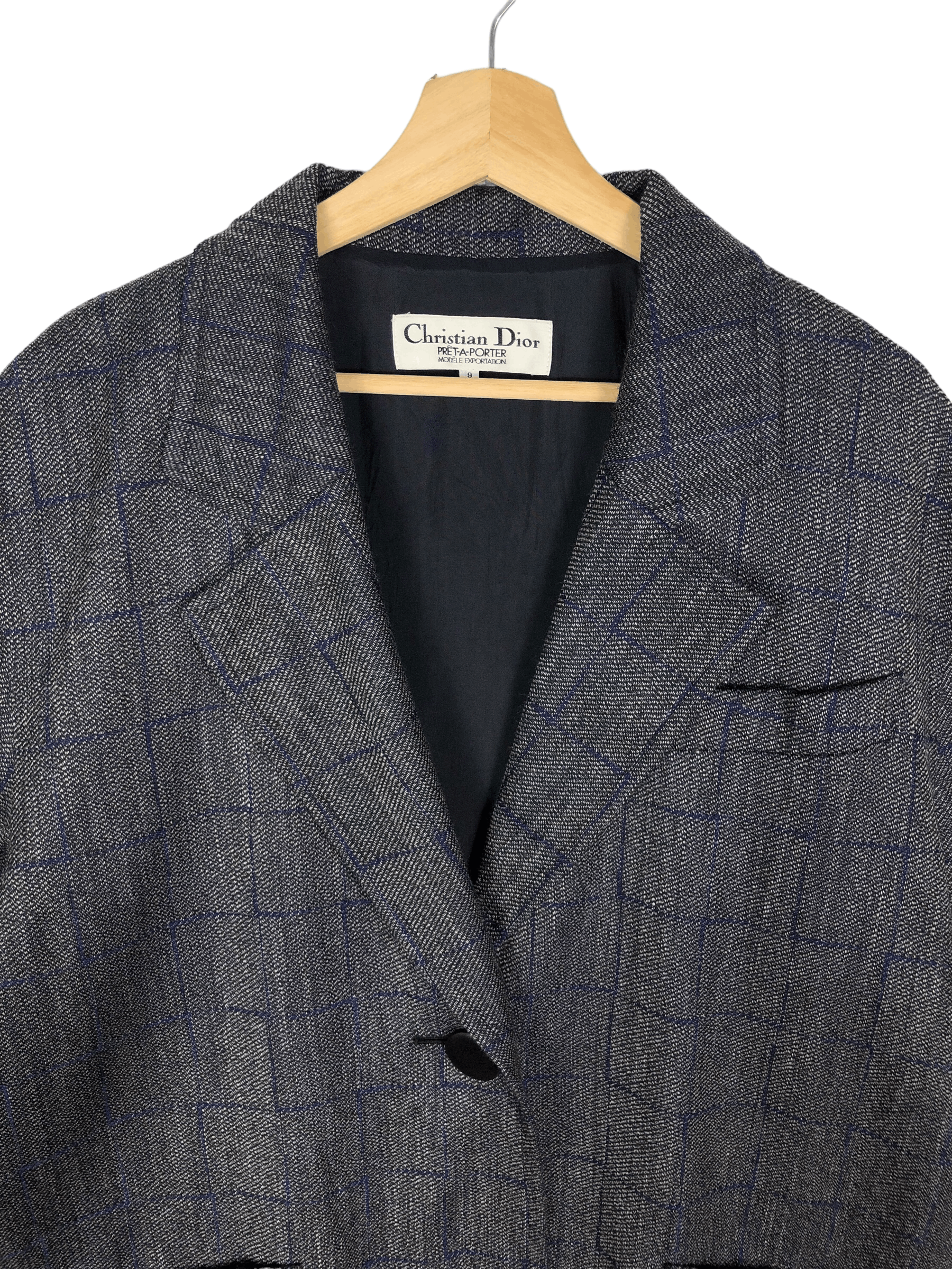 Dior RARE🔥80’S DIOR PRÊT-A-PORTER RUNWAY MID-LENGTH WOOL COAT Size US L / EU 52-54 / 3 - 8 Thumbnail