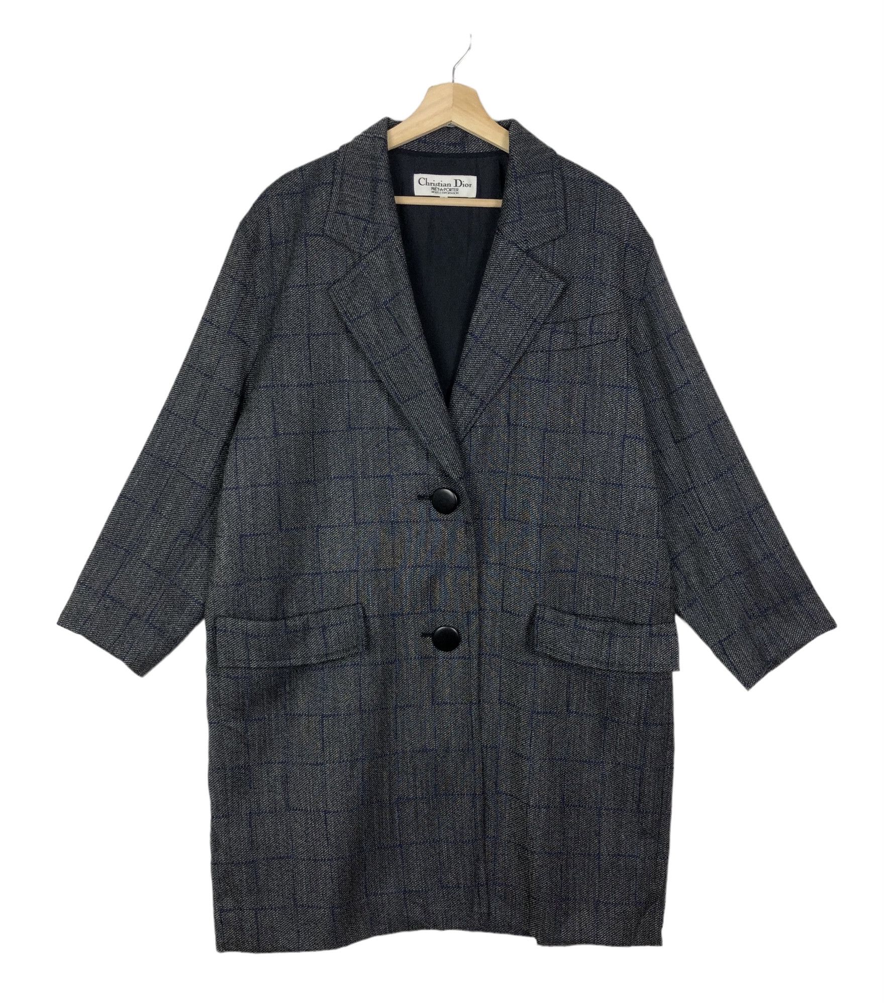 Dior RARE🔥80’S DIOR PRÊT-A-PORTER RUNWAY MID-LENGTH WOOL COAT Size US L / EU 52-54 / 3 - 1 Thumbnail