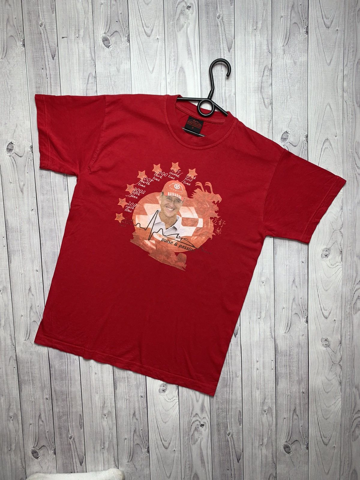Vintage tee Michael Schumacher Size S formula 1 Ferrari