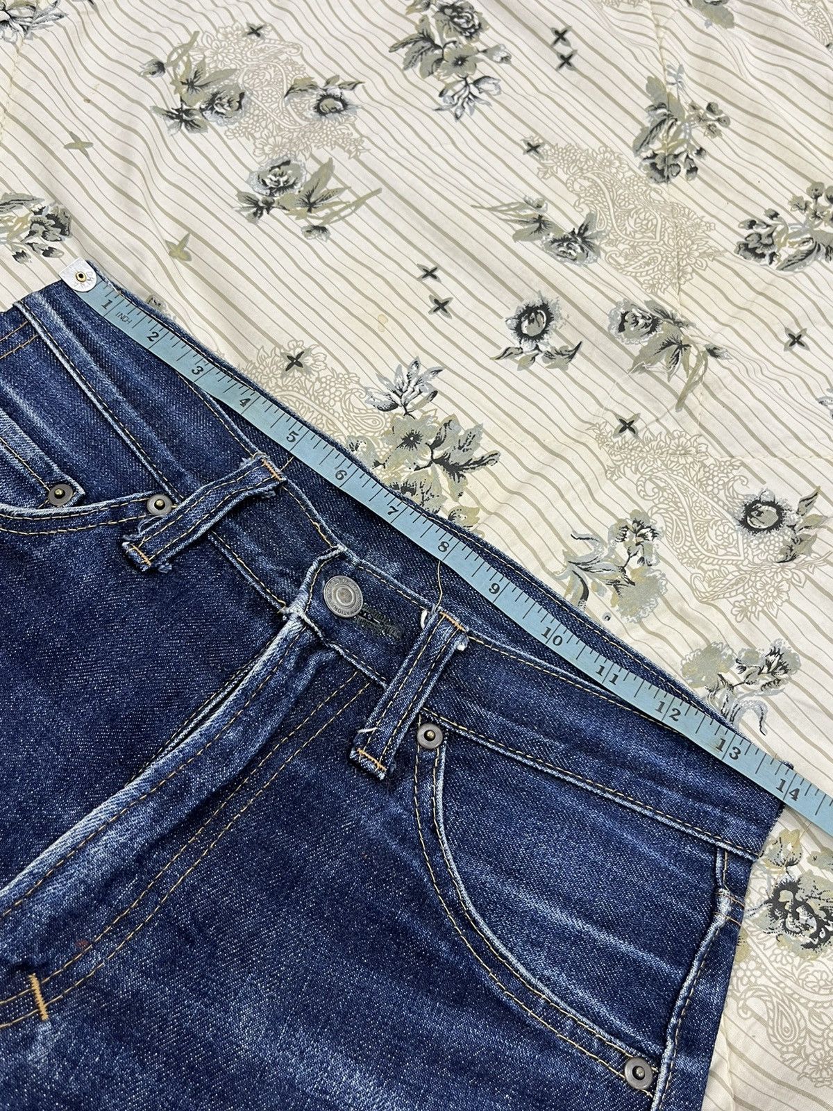Vintage (A121). RNA INC JAPANESE BLUE DENIM Size US 28 / EU 44 - 11 Thumbnail