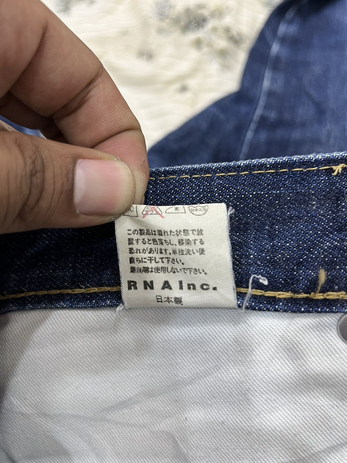 Vintage (A121). RNA INC JAPANESE BLUE DENIM Size US 28 / EU 44 - 14 Thumbnail