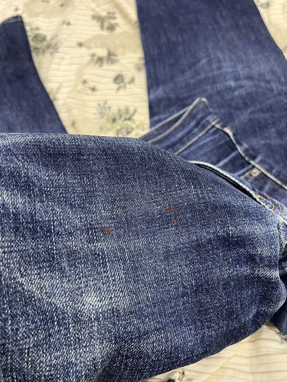 Vintage (A121). RNA INC JAPANESE BLUE DENIM Size US 28 / EU 44 - 12 Thumbnail