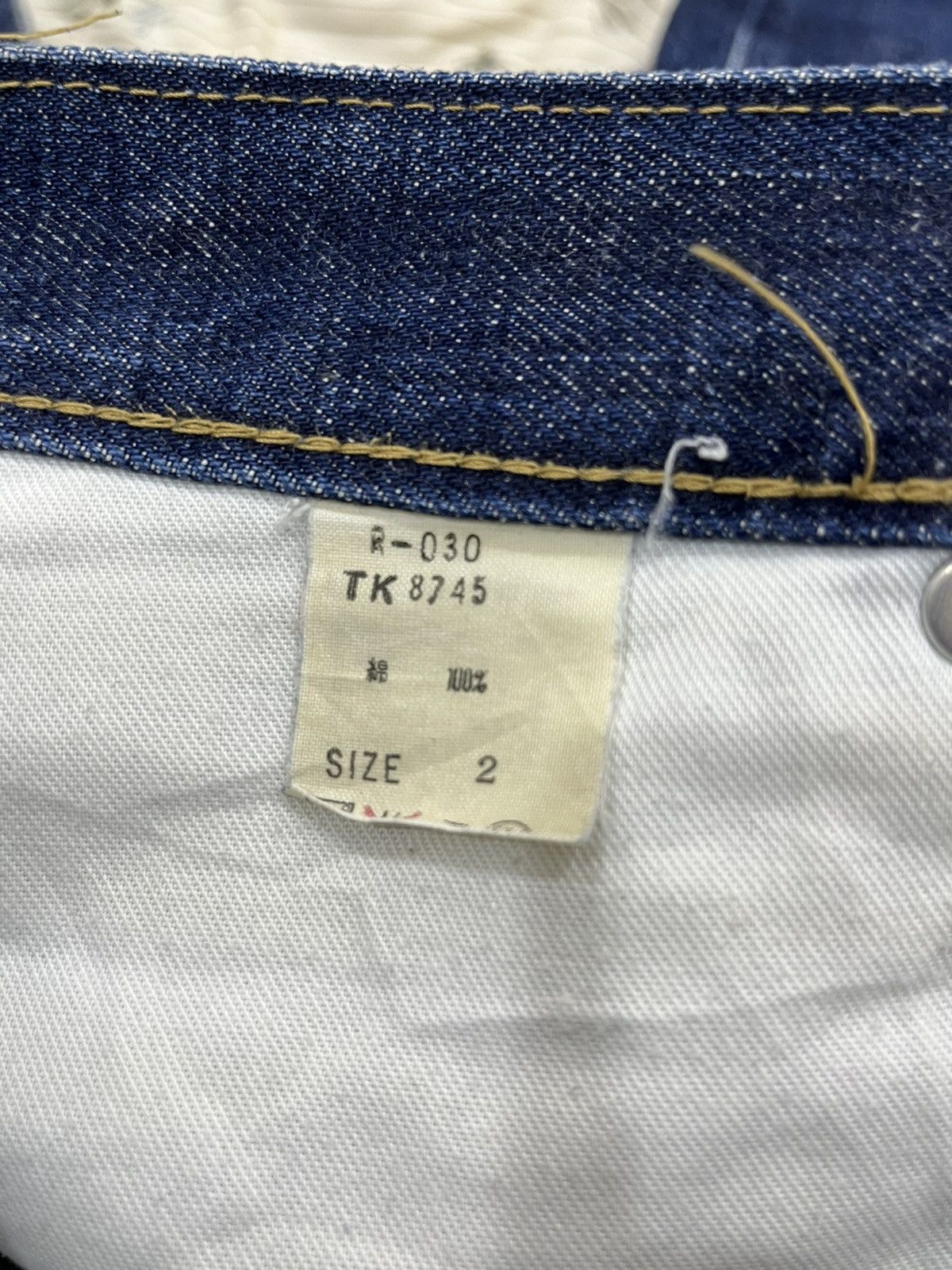 Vintage (A121). RNA INC JAPANESE BLUE DENIM Size US 28 / EU 44 - 15 Thumbnail
