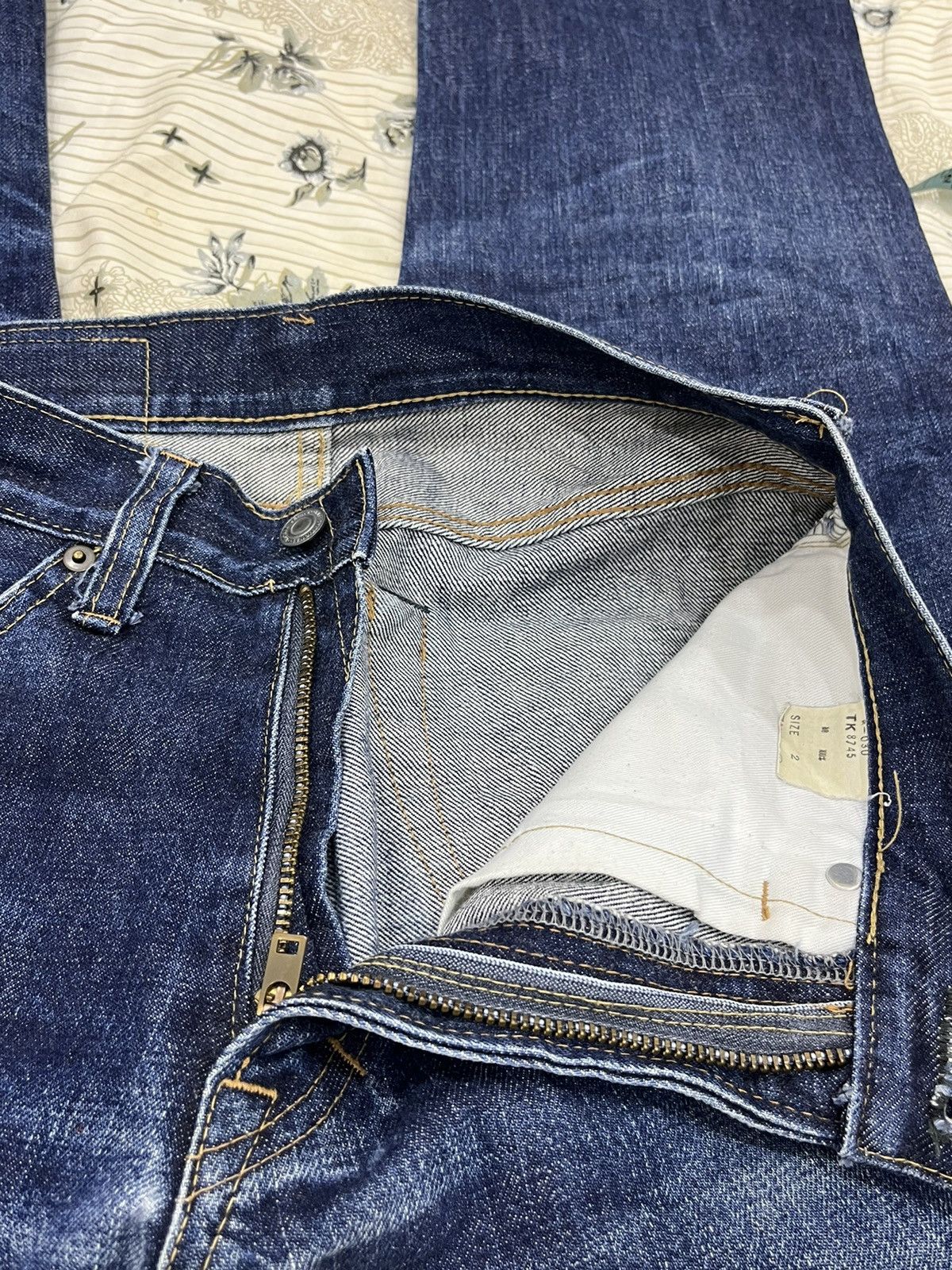 Vintage (A121). RNA INC JAPANESE BLUE DENIM Size US 28 / EU 44 - 13 Thumbnail
