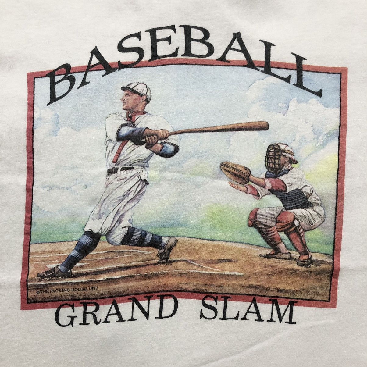 MLB Rare‼️🔥Vintage 90's Baseball Grand Slam T-Shirt Size US M / EU 48-50 / 2 - 5 Thumbnail