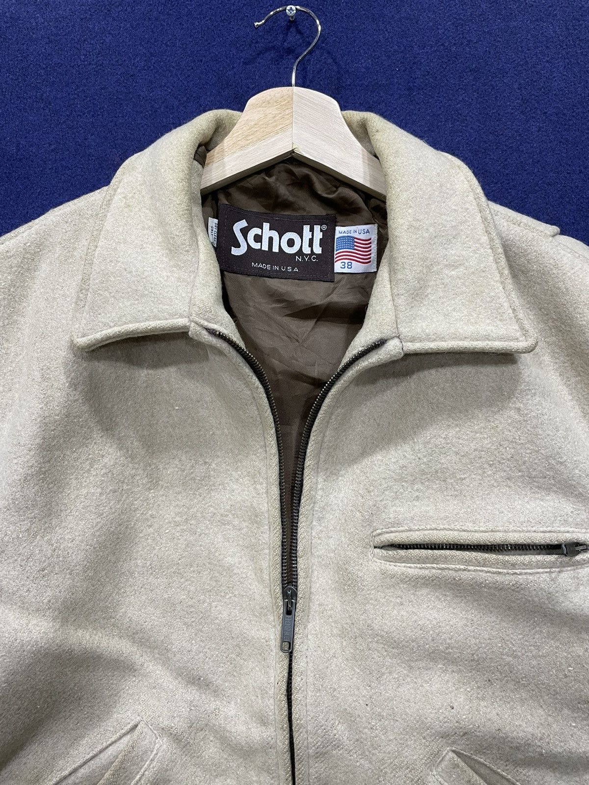 Schott Vintage Schott Zip Jacket Size US S / EU 44-46 / 1 - 3 Thumbnail