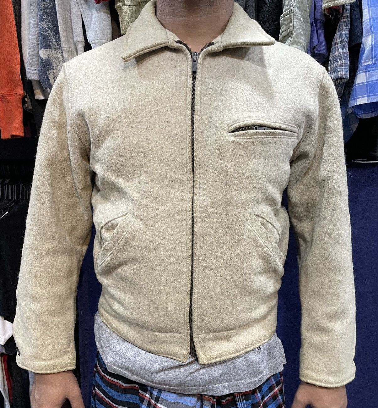 Schott Vintage Schott Zip Jacket Size US S / EU 44-46 / 1 - 8 Thumbnail
