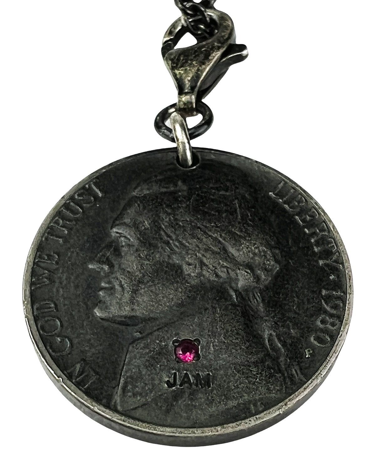 Jam Home Made JAM HOME MADE Five Cent Gemstone Coin Necklace