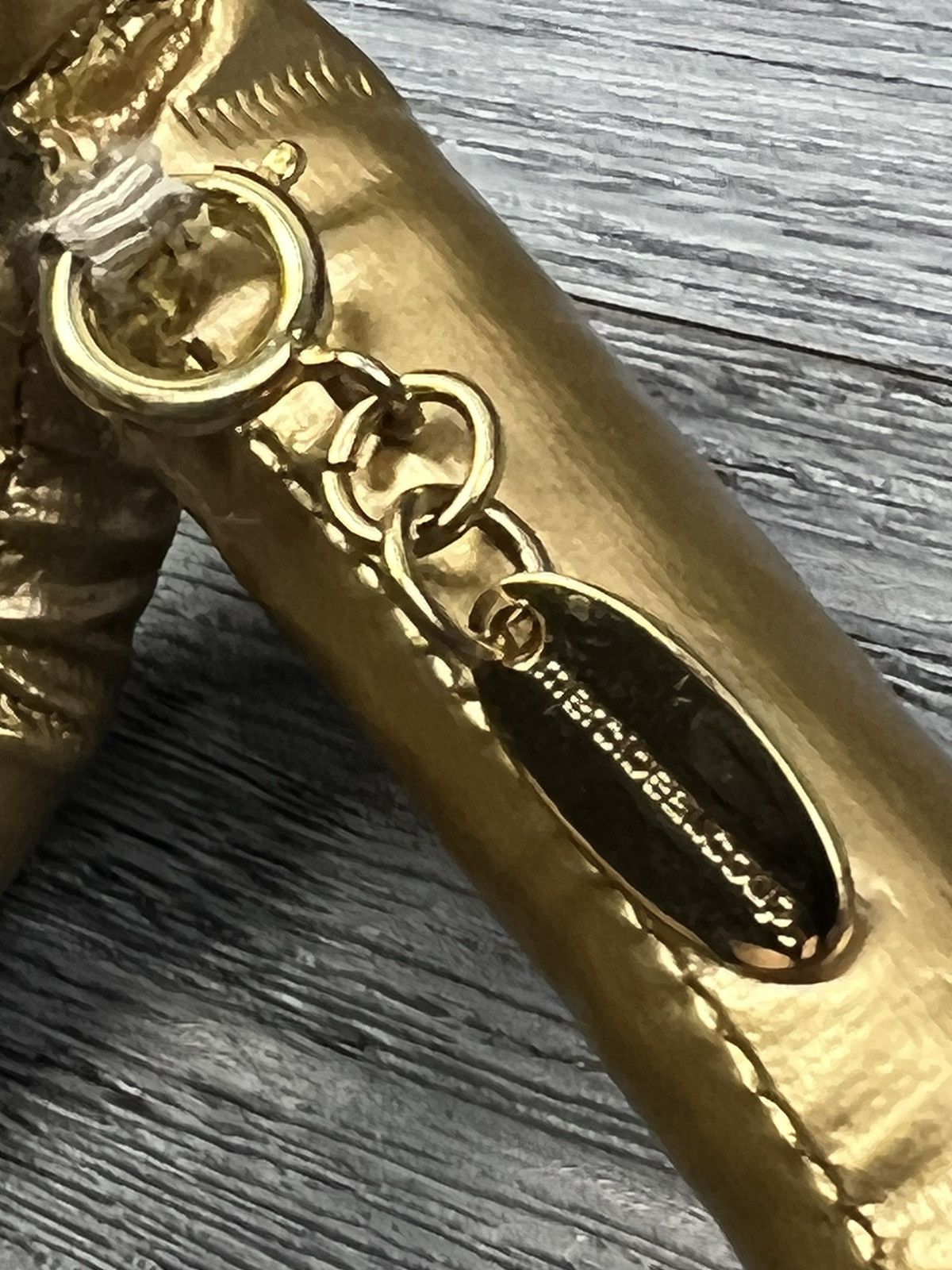 Mercibeaucoup Oversized Puffer Glasses Flag Necklace
