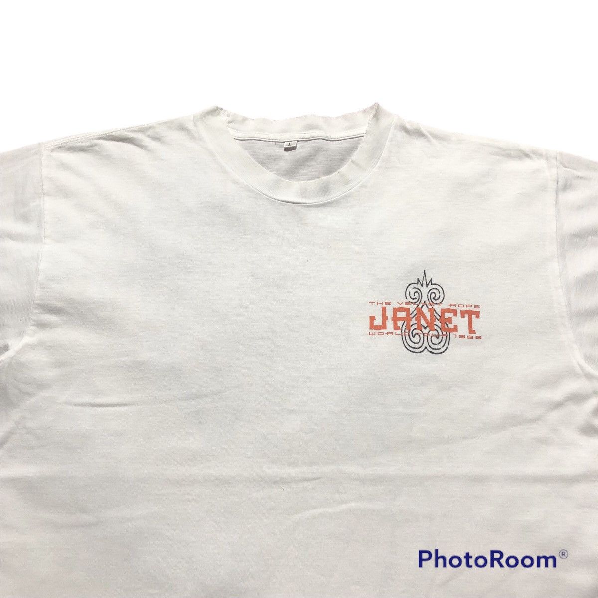 Band Tees Rare‼️🔥Vintage Distress Janet Jackson The Valvet Rope T-Shirt Size US M / EU 48-50 / 2 - 4 Thumbnail