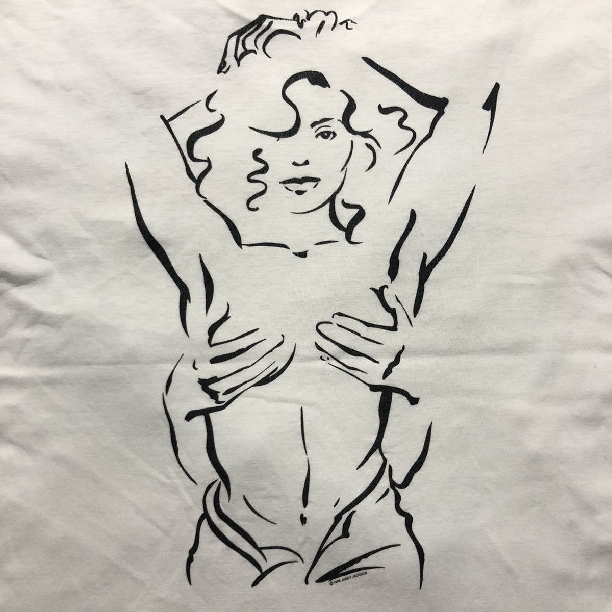 Band Tees Rare‼️🔥Vintage Distress Janet Jackson The Valvet Rope T-Shirt Size US M / EU 48-50 / 2 - 6 Thumbnail