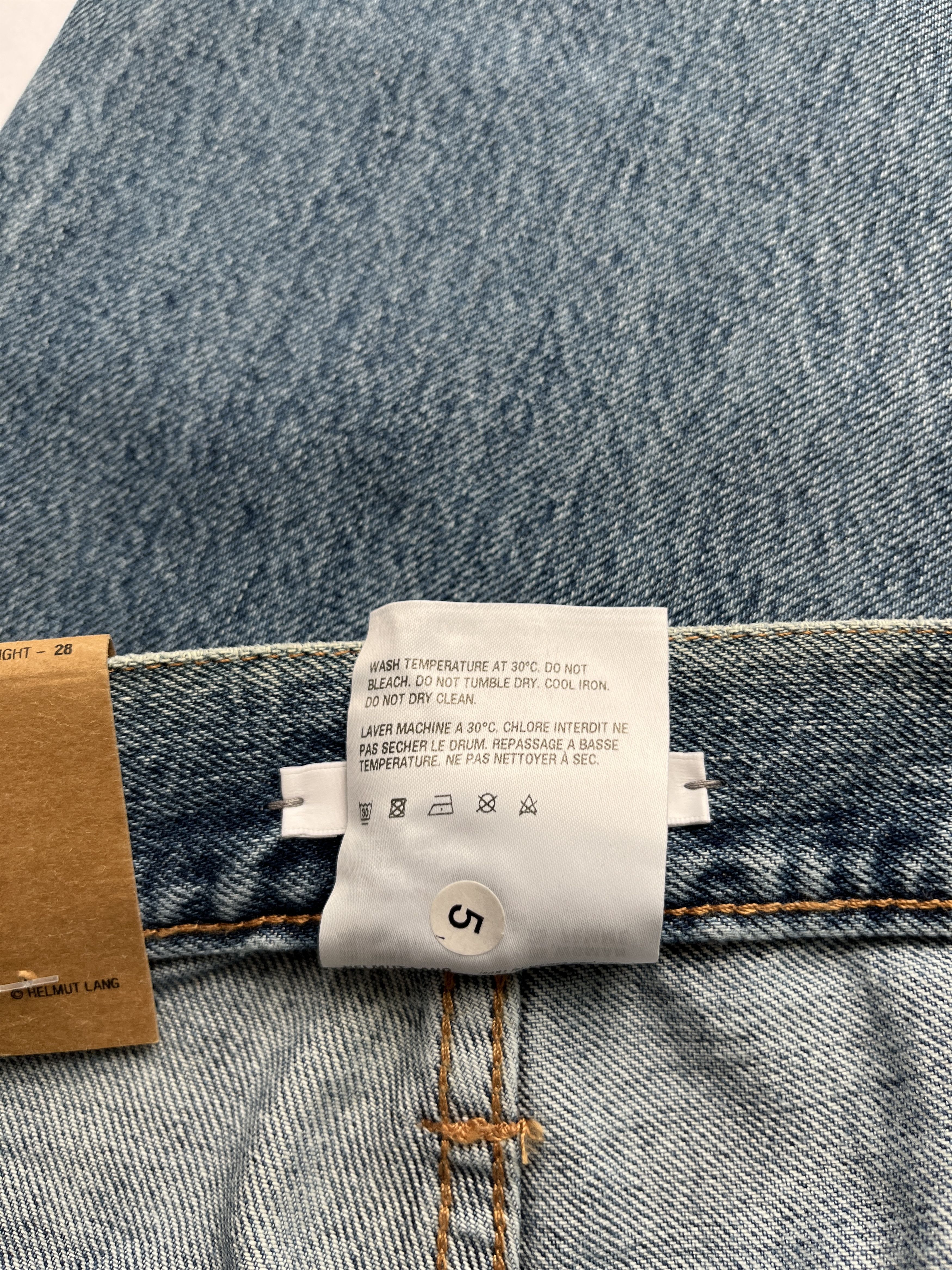 Helmut Lang ⚡️QUICK SALE⚡️Helmut Lang Blue Masc Hi Straight Jeans Size US 28 / EU 44 - 6 Thumbnail
