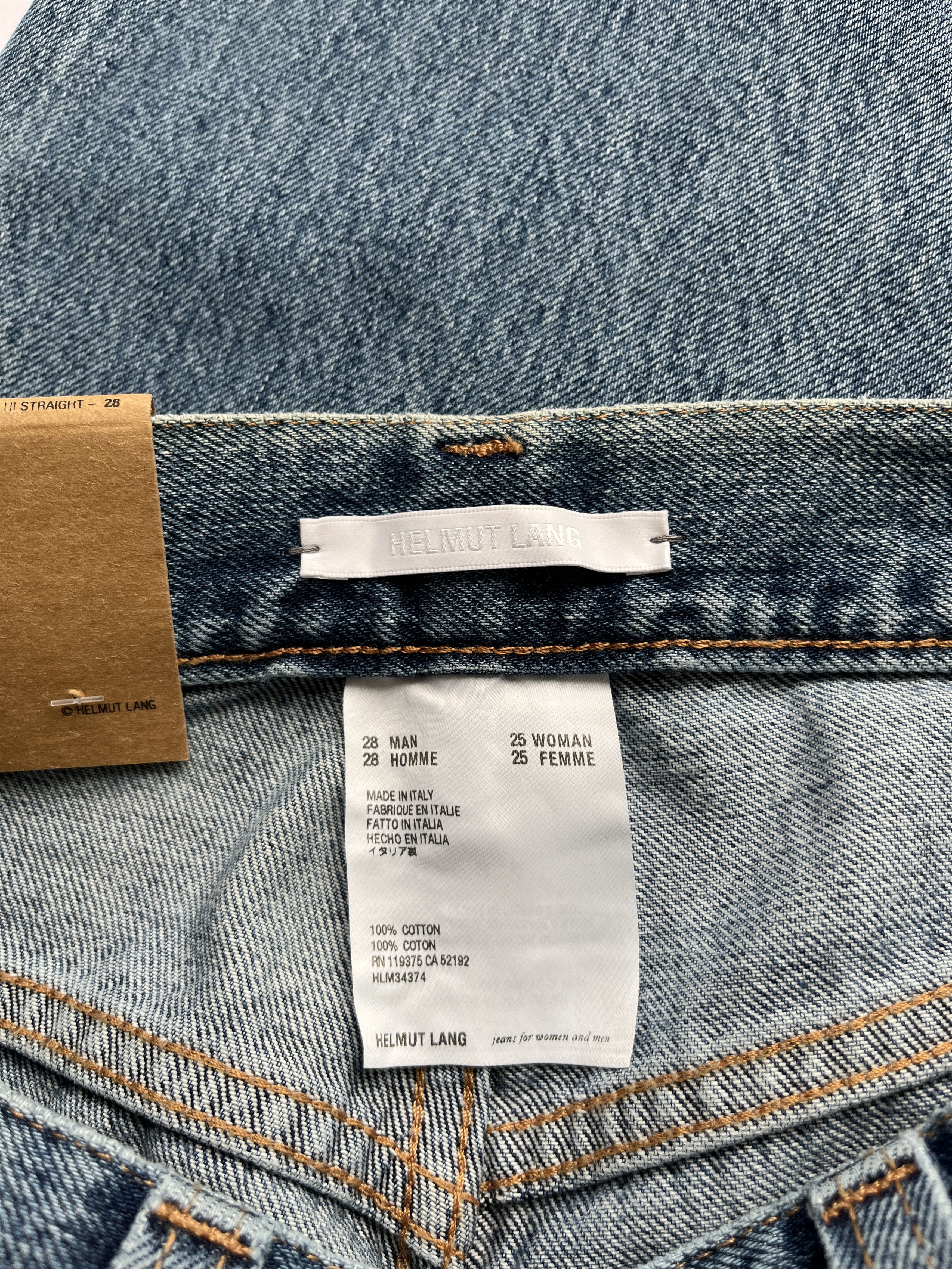 Helmut Lang ⚡️QUICK SALE⚡️Helmut Lang Blue Masc Hi Straight Jeans Size US 28 / EU 44 - 5 Thumbnail