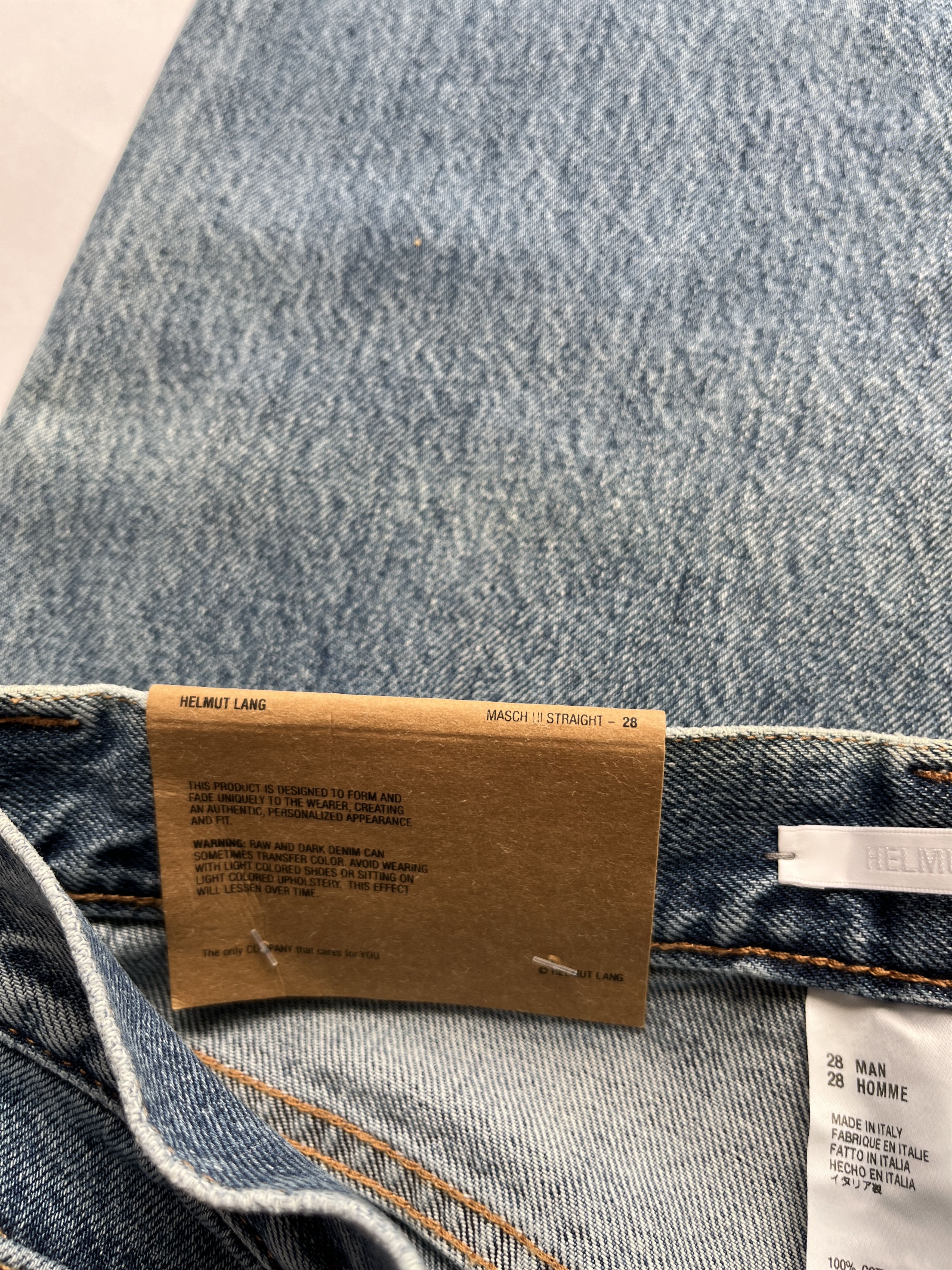 Helmut Lang ⚡️QUICK SALE⚡️Helmut Lang Blue Masc Hi Straight Jeans Size US 28 / EU 44 - 4 Thumbnail