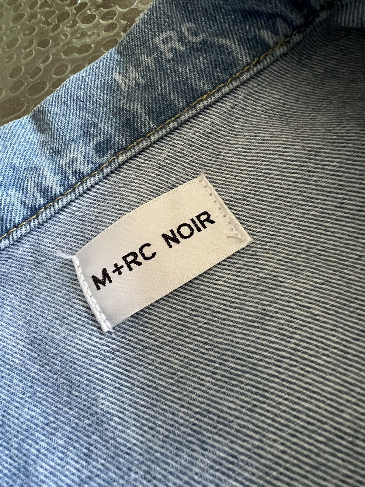 M+Rc Noir M+rc Noir Denim Jacket Light Blue Wash Size US S / EU 44-46 / 1 - 3 Thumbnail