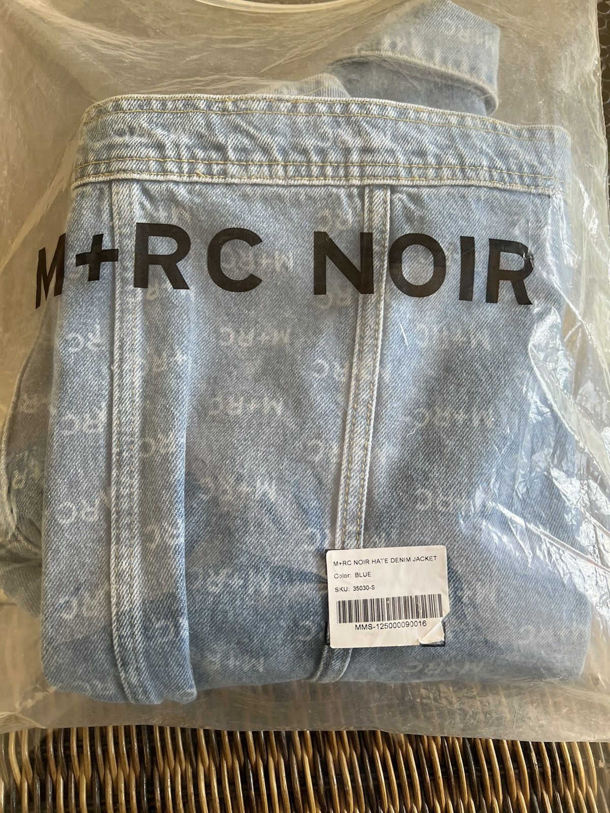 M+Rc Noir M+rc Noir Denim Jacket Light Blue Wash Size US S / EU 44-46 / 1 - 4 Thumbnail