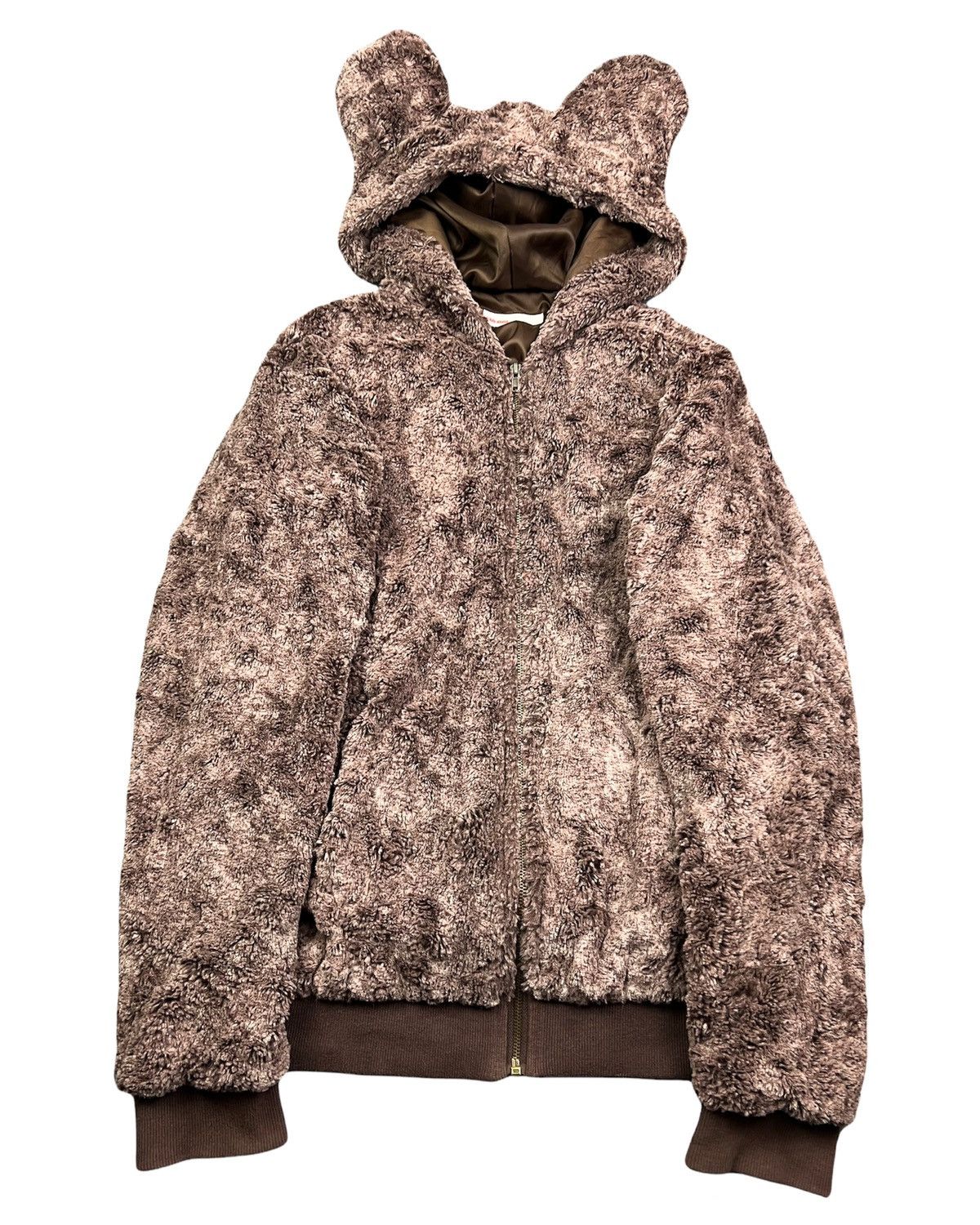 image of Issey Miyake x Ne Net Né-Net Cat Ear Brown Bear Hoodie, Men's (Size Medium)