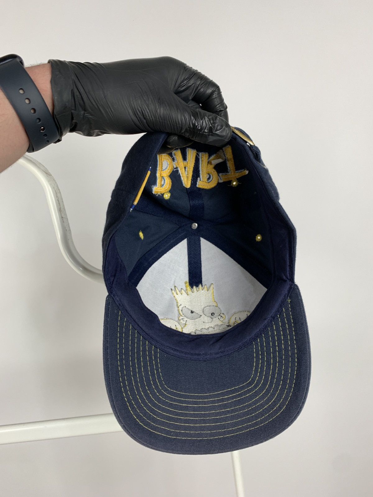 The Simpsons 1998 Vintage Crazy Bart Simpsons Y2K Style Cap Hat Size ONE SIZE - 10 Thumbnail