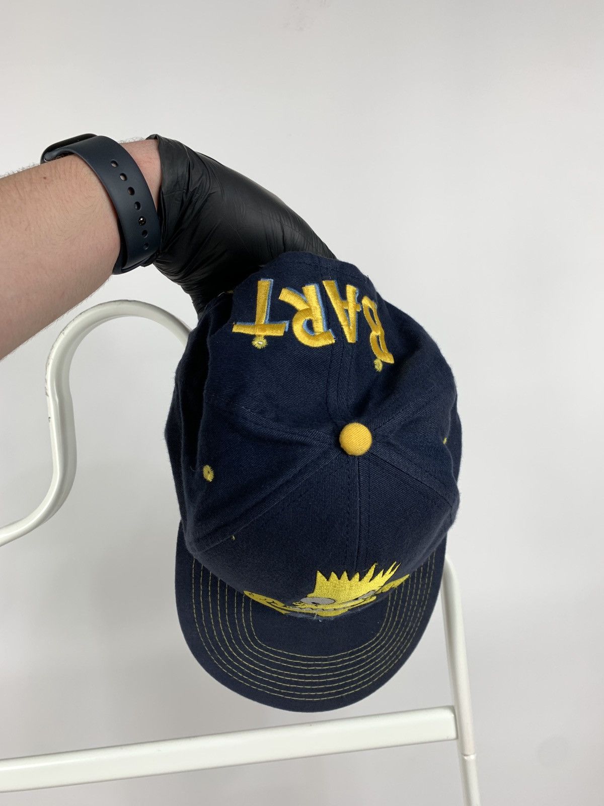 The Simpsons 1998 Vintage Crazy Bart Simpsons Y2K Style Cap Hat Size ONE SIZE - 9 Thumbnail
