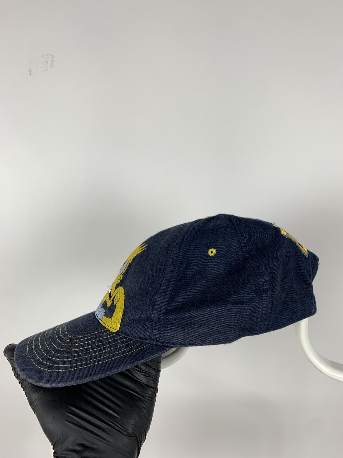 The Simpsons 1998 Vintage Crazy Bart Simpsons Y2K Style Cap Hat Size ONE SIZE - 6 Thumbnail