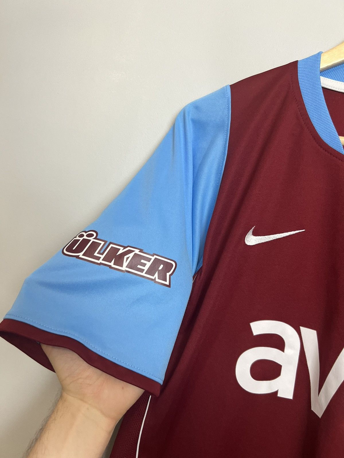 Nike Rare Vintage 00s Trabzonspor #61 Erkut Turkish Soccer Jersey Size US M / EU 48-50 / 2 - 6 Thumbnail