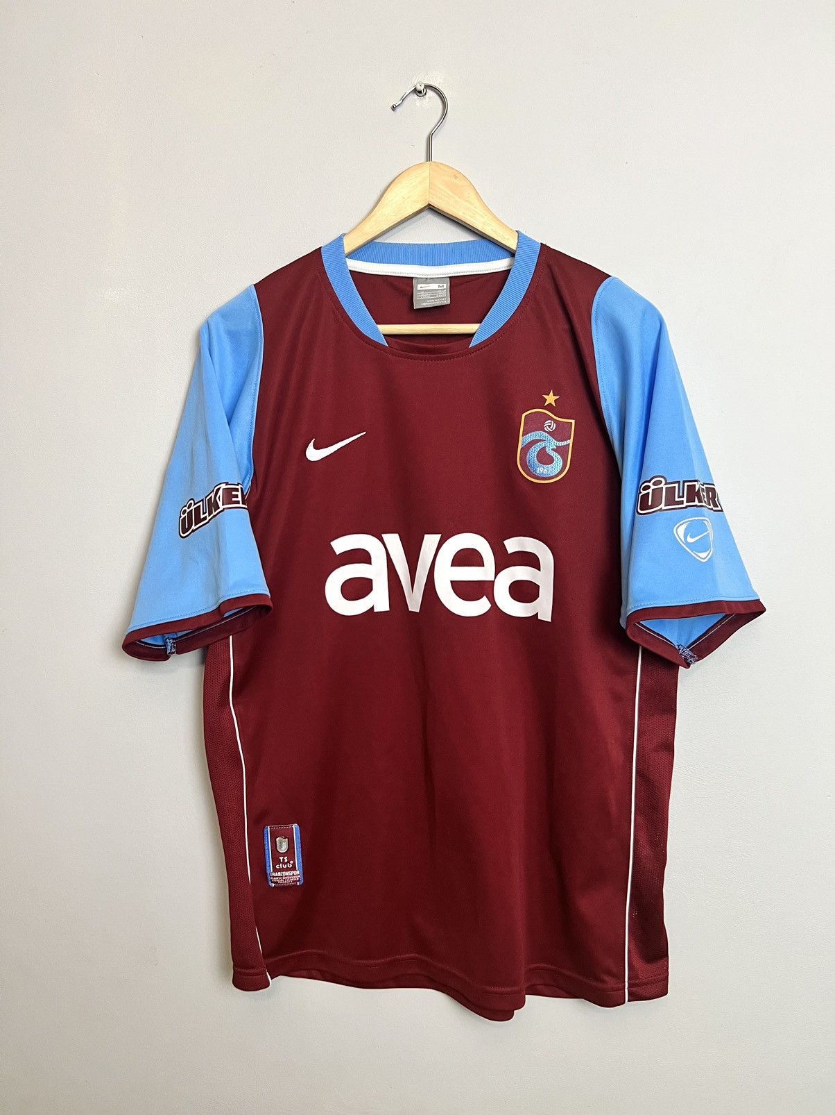Rare Vintage 00s Trabzonspor #61 Erkut Turkish Soccer Jersey