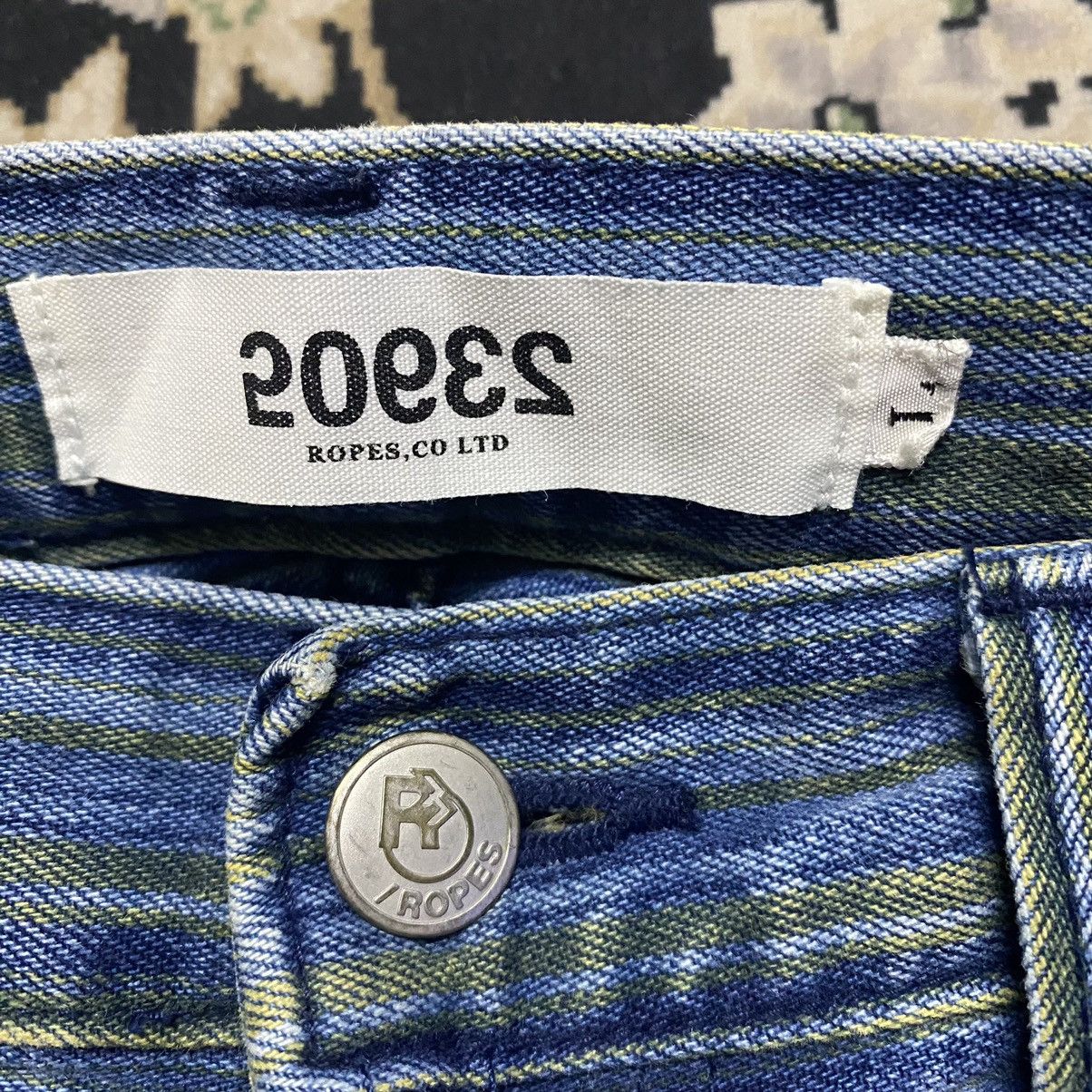 Japanese Brand Japanese Brand ROPES 50932 Denim Striped Pants Size US 34 / EU 50 - 16 Thumbnail