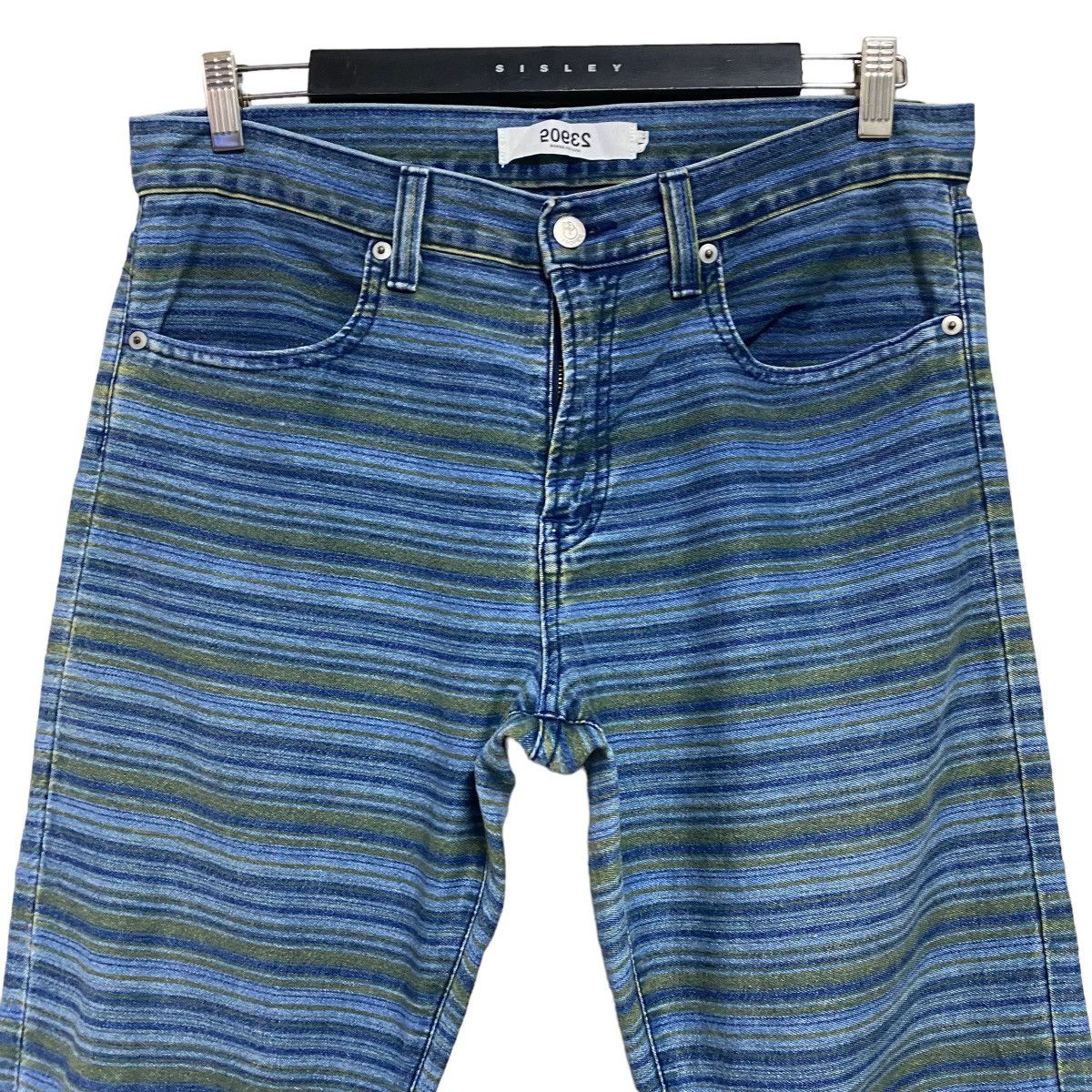 Japanese Brand Japanese Brand ROPES 50932 Denim Striped Pants Size US 34 / EU 50 - 3 Thumbnail