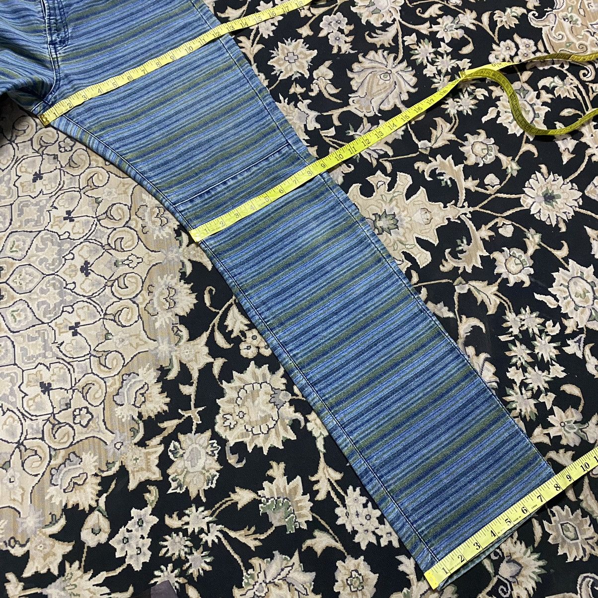 Japanese Brand Japanese Brand ROPES 50932 Denim Striped Pants Size US 34 / EU 50 - 21 Thumbnail