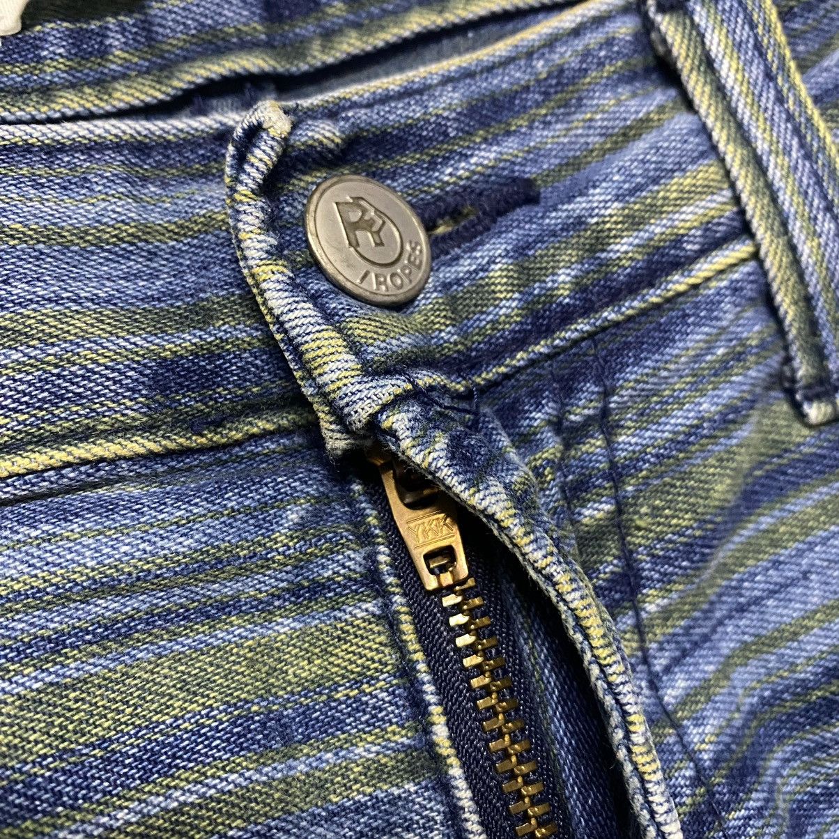 Japanese Brand Japanese Brand ROPES 50932 Denim Striped Pants Size US 34 / EU 50 - 15 Thumbnail