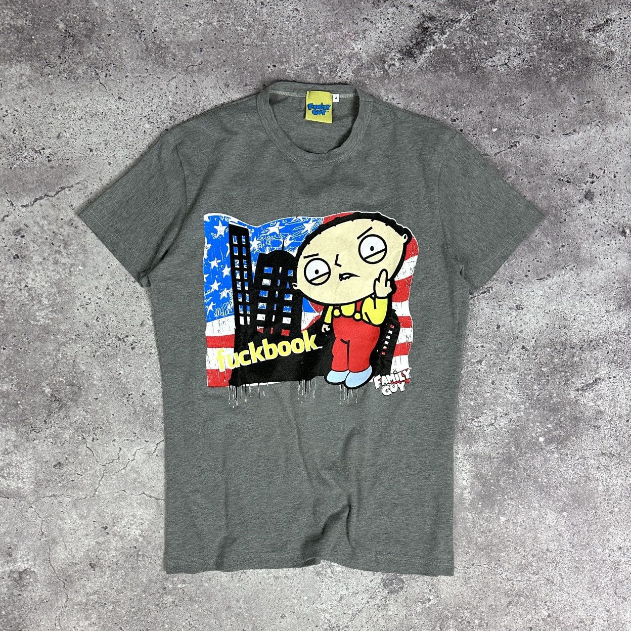 Vintage Vintage 00s Family Guy Stewie Fuckbook Humor tee Finger Y2K Size US L / EU 52-54 / 3 - 1 Thumbnail