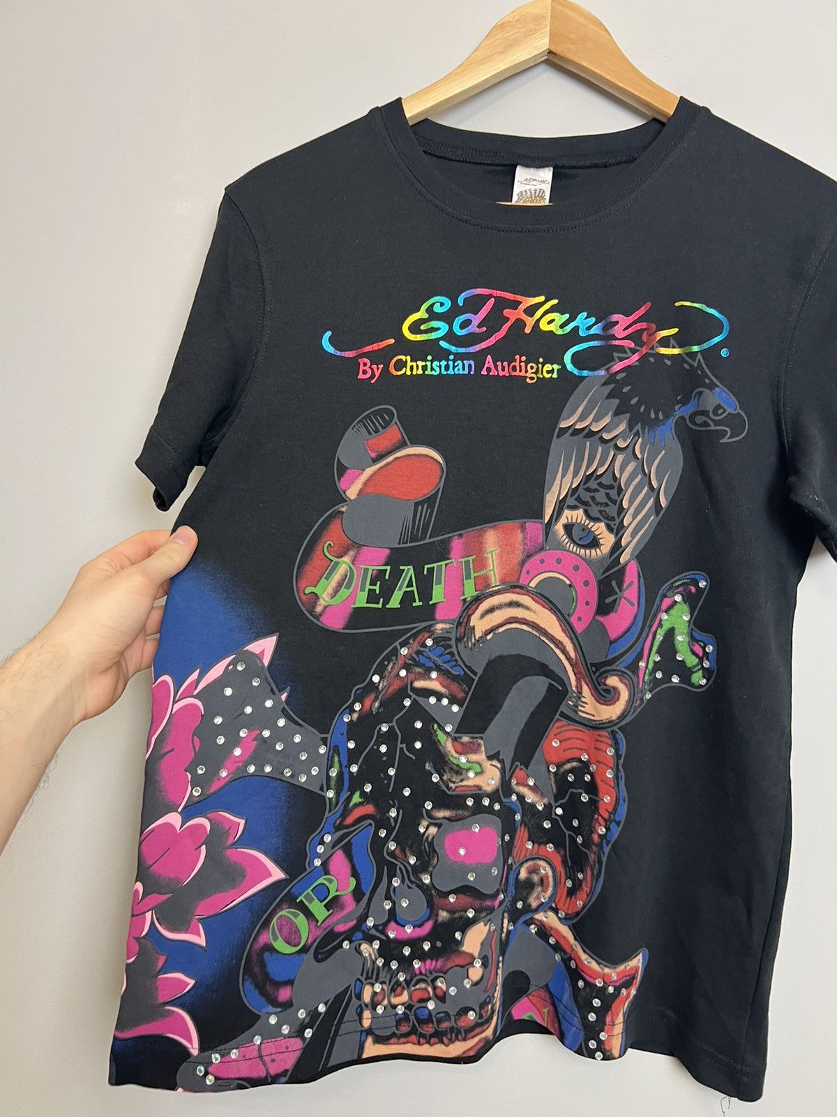 Christian Audigier Y2K Ed Hardy By Christian Audigier T Shirt Skull All Printed Size US S / EU 44-46 / 1 - 3 Thumbnail