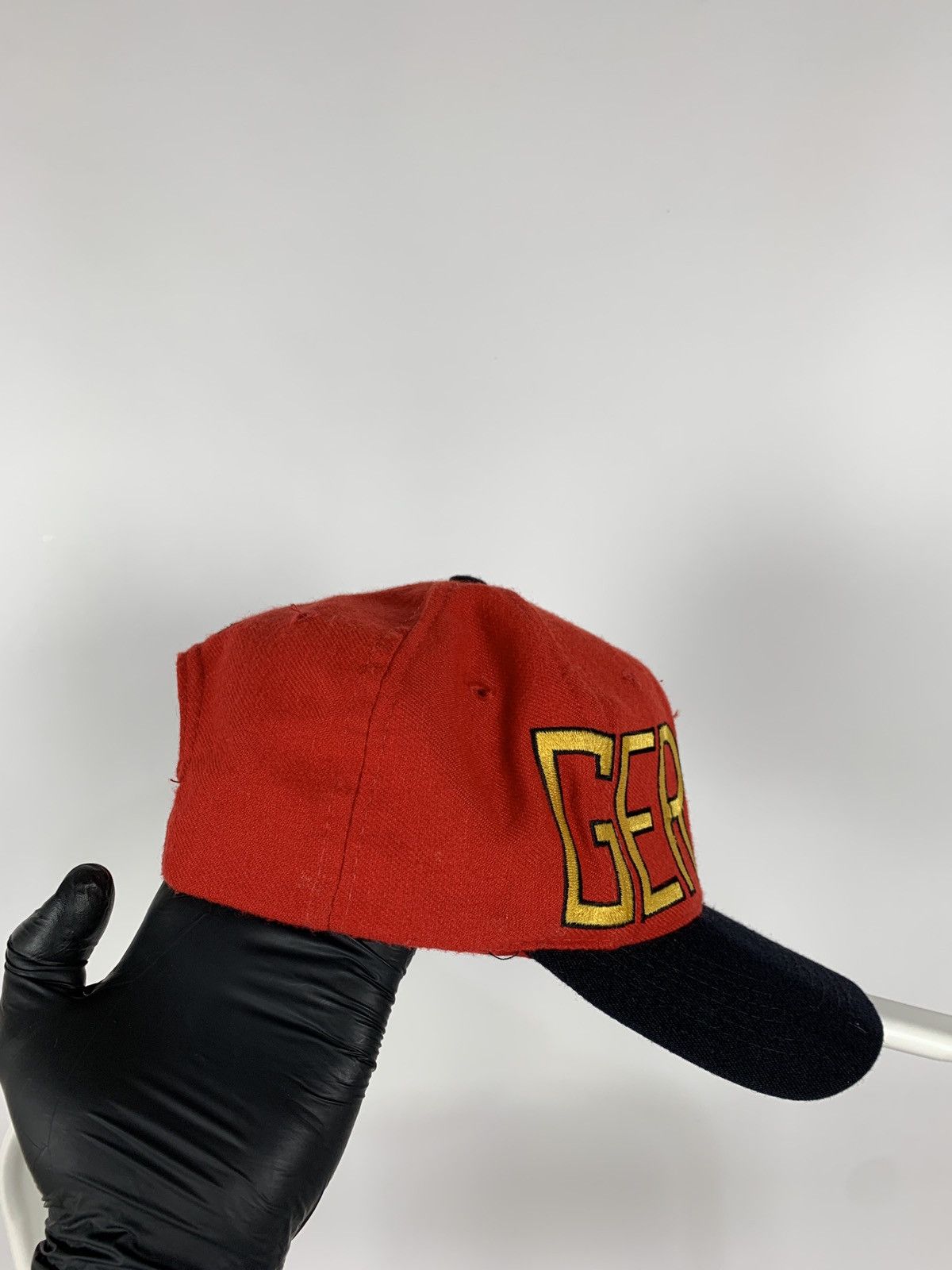 Adidas 80s Vintage Adidas Soccer Germany Cap Hat Size ONE SIZE - 6 Thumbnail