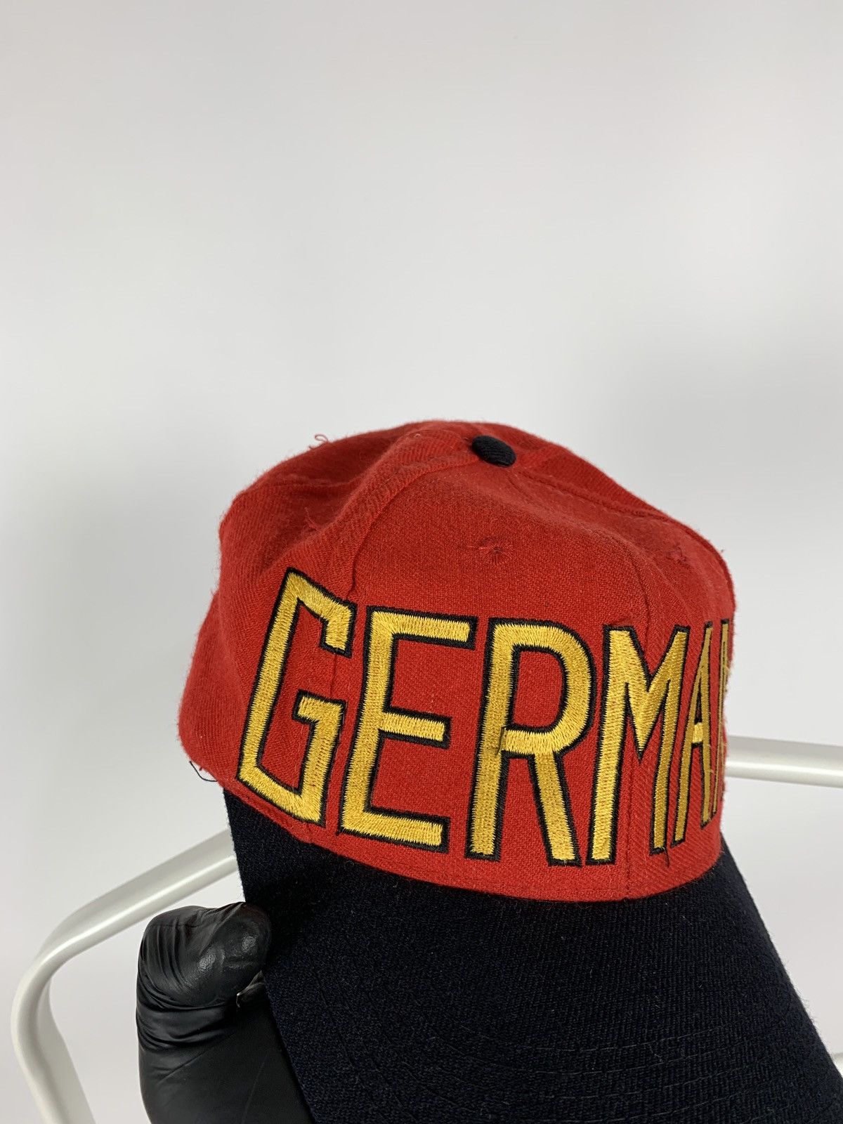 Adidas 80s Vintage Adidas Soccer Germany Cap Hat Size ONE SIZE - 5 Thumbnail
