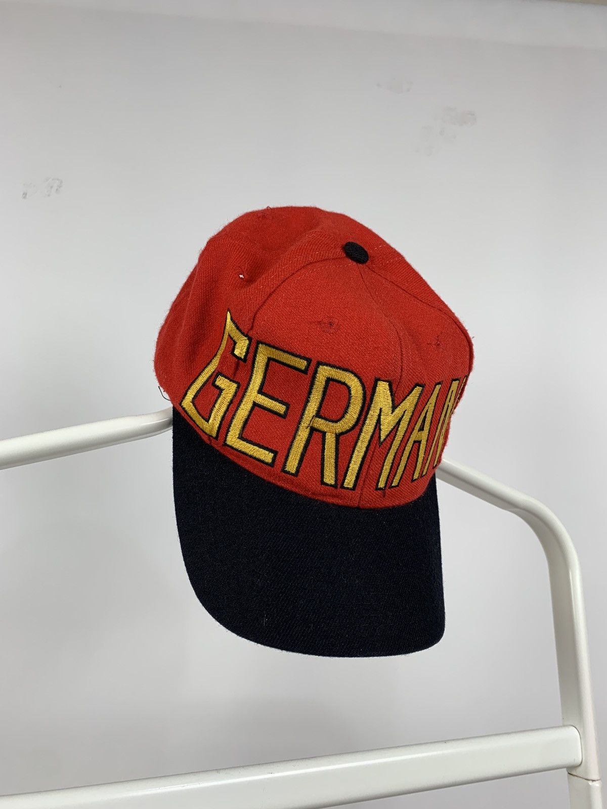 Adidas 80s Vintage Adidas Soccer Germany Cap Hat Size ONE SIZE - 2 Thumbnail