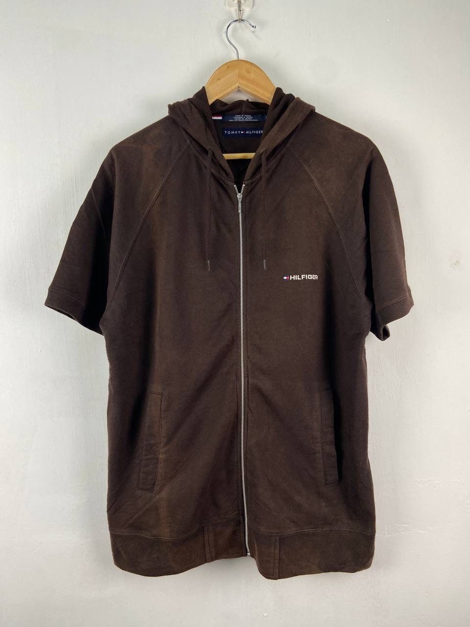 Tommy Hilfiger Vintage Tommy Hilfiger Sunfaded Hoodie Jacket Size US S / EU 44-46 / 1 - 1 Thumbnail