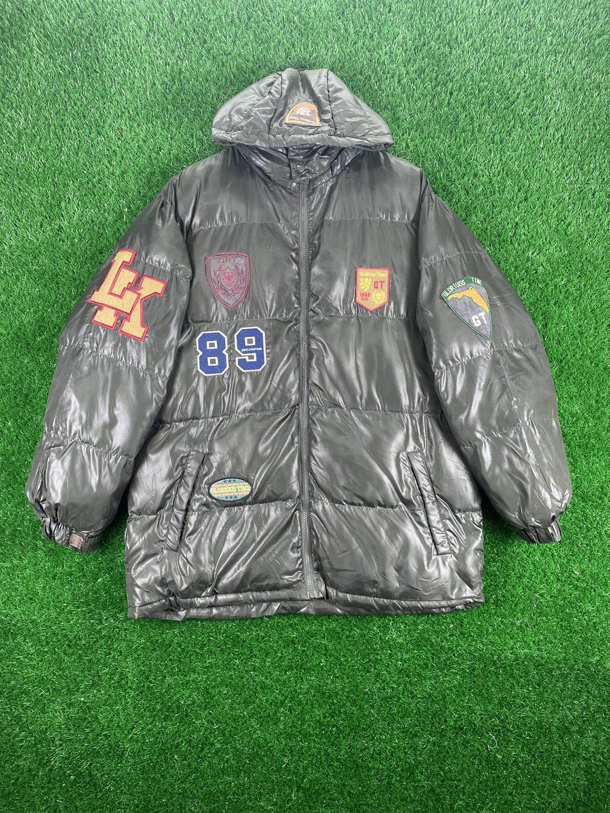 ‼️OFFER‼️Vintage Puffer Hoodie Jacket By Grolioustime
